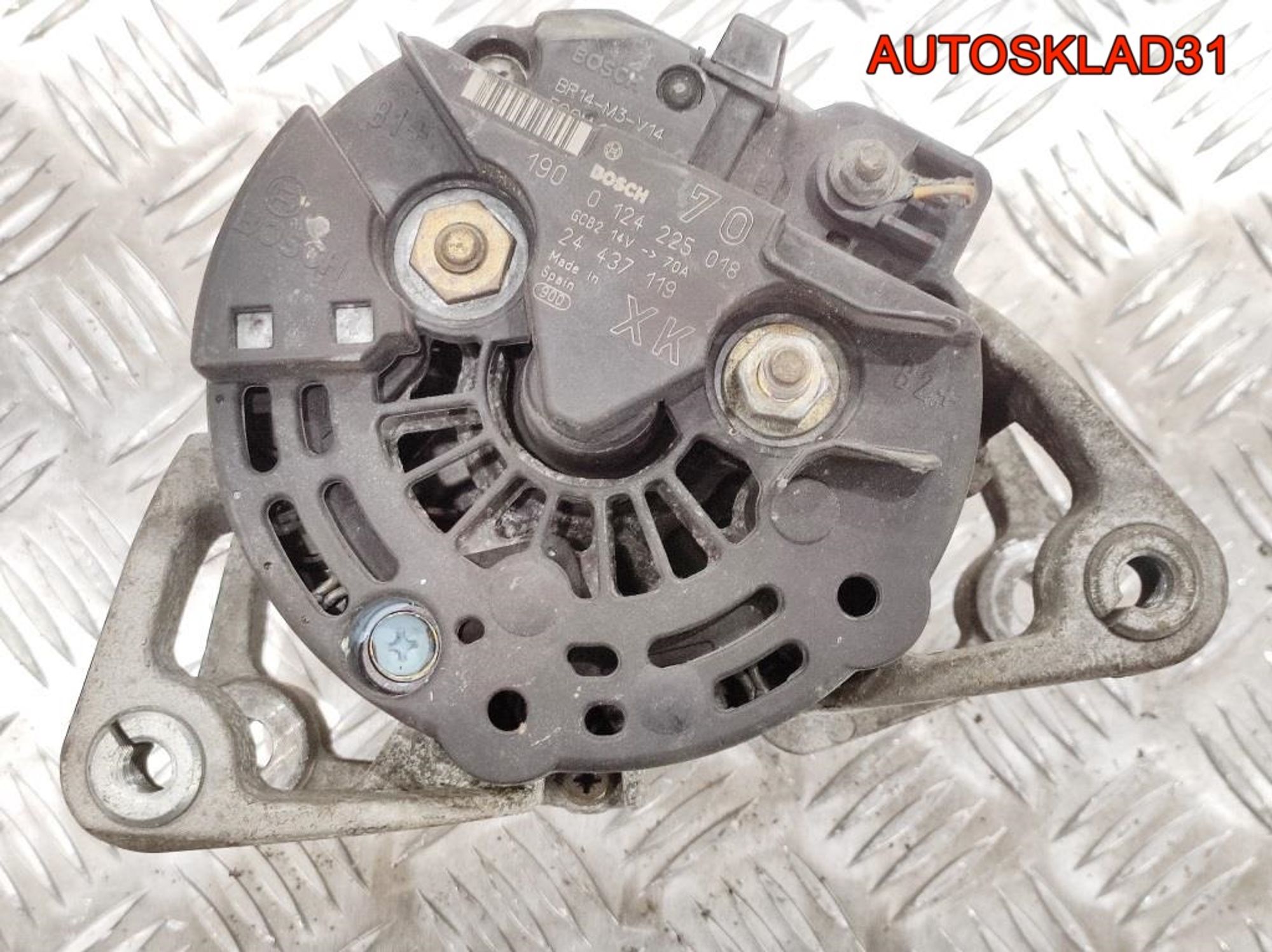 Генератор 70A Opel Agila A 1,2 Бензин 0124225018 (Р), 5000 рублей, Дубовое