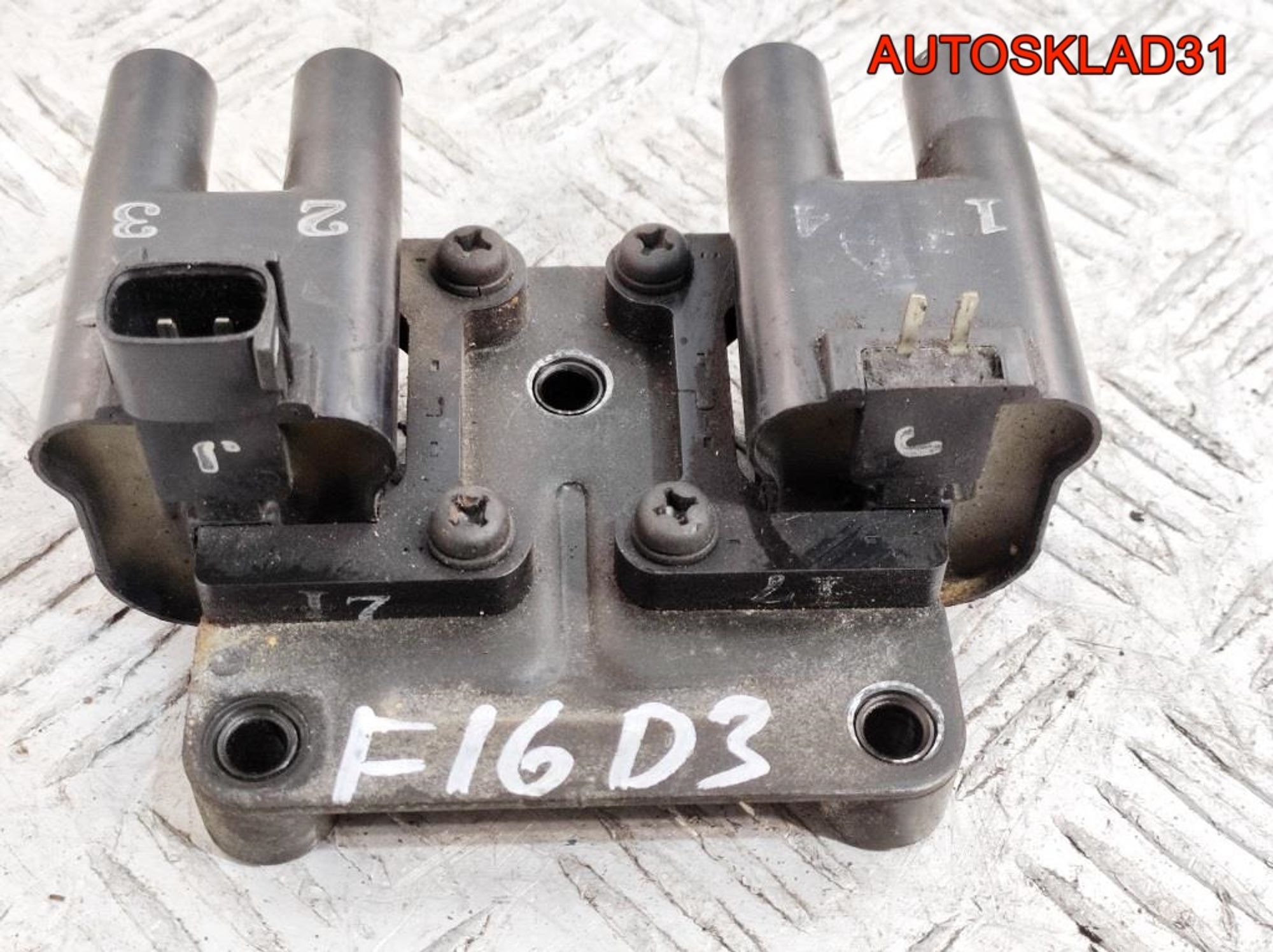 Катушка зажигания Chevrolet Lacetti 1,6 F16D3 Бензин, 1000 рублей, Дубовое