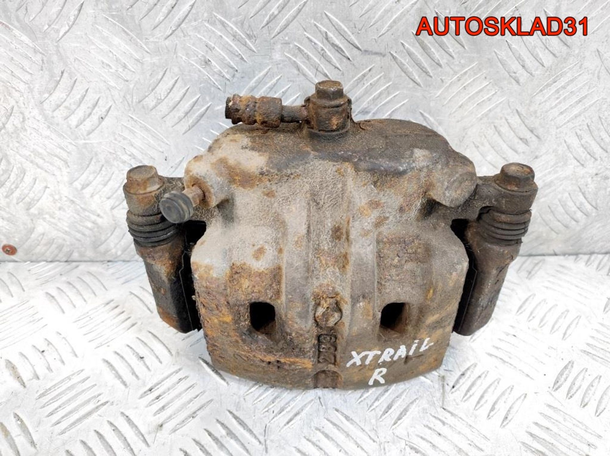 Суппорт тормозной передний правый Nissan X-Trail T30 410018H300, 2300 рублей, Дубовое