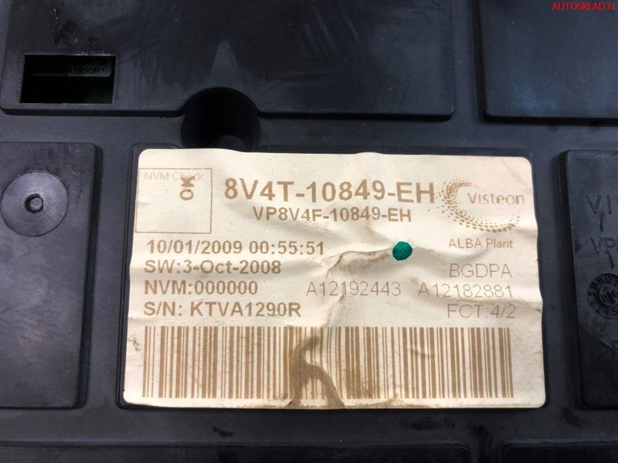 Панель приборов Ford Focus 2 1,6 Бензин 8V4T10849EH, 20000 рублей, Дубовое