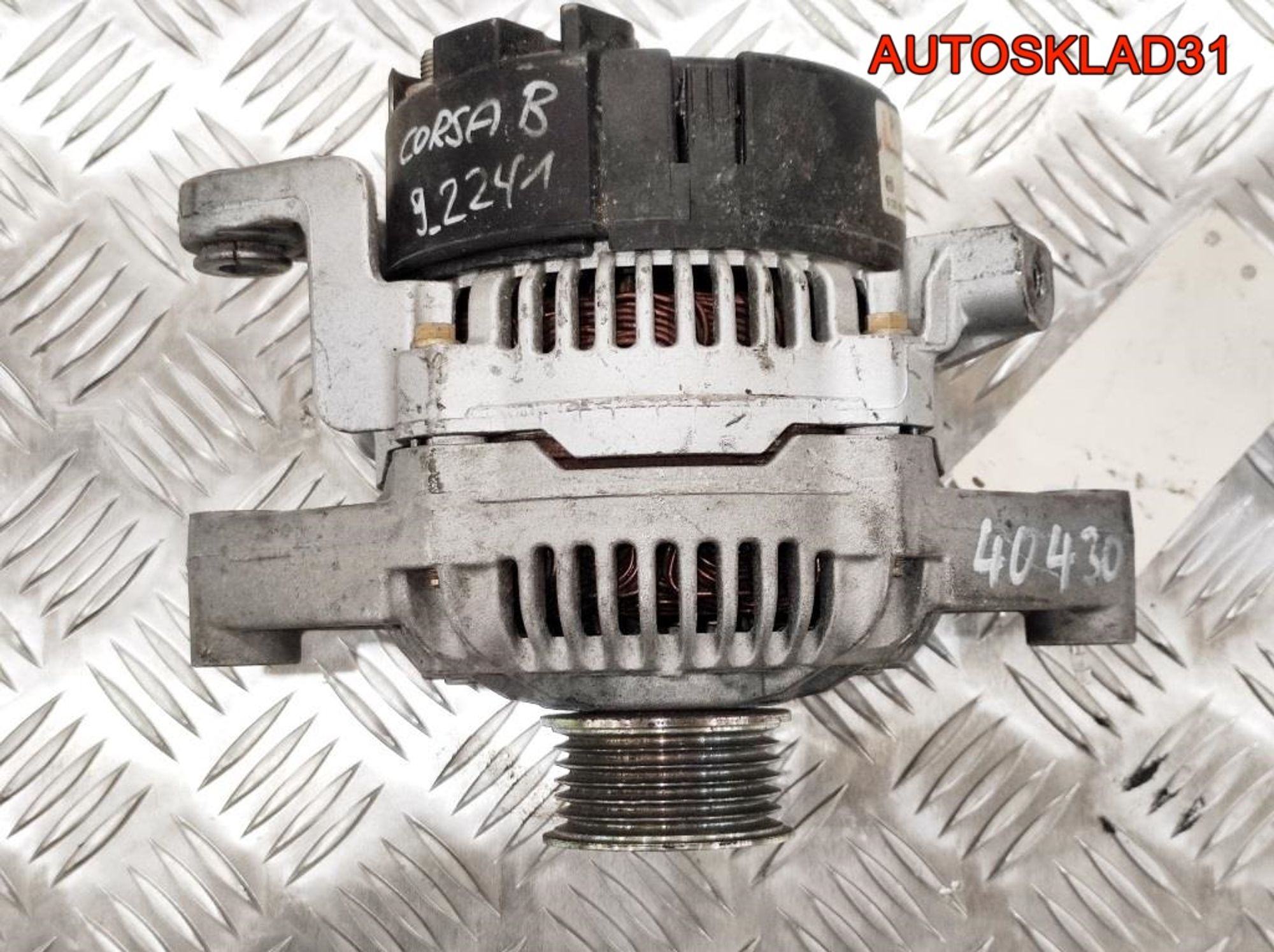 Генератор 55A Opel Corsa B 1,4 Бензин 0123100001, 4000 рублей, Дубовое