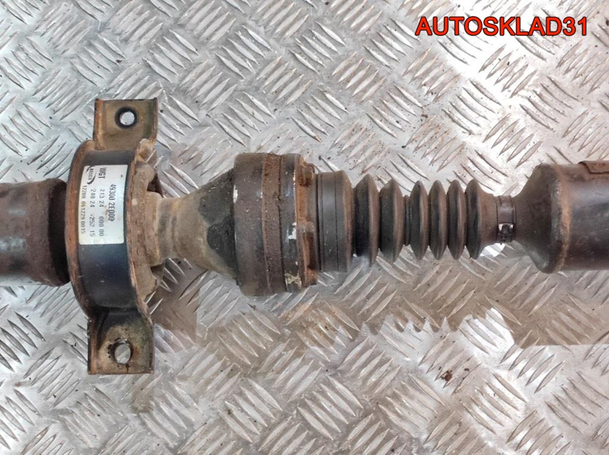 Вал карданный Kia Sportage 2 2.0 G4GC Бензин МКПП 493002E000, 7000 рублей, Дубовое