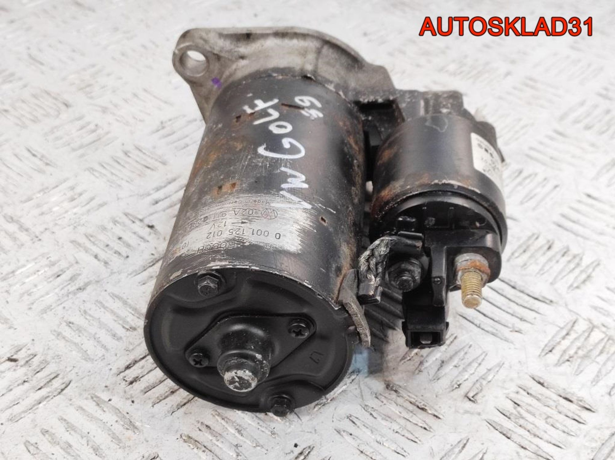 Стартер VW Golf 4 1,9 Дизель 02A911023R, 4500 рублей, Дубовое