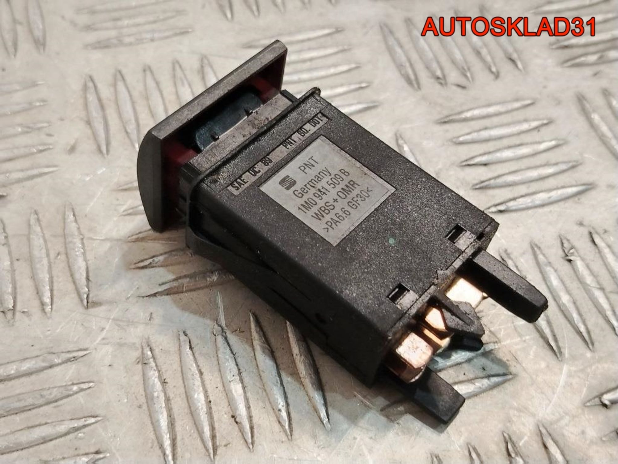 Кнопка аварийной сигнализации SEAT Leon 1M1 1M0941509B, 6500 рублей, Дубовое
