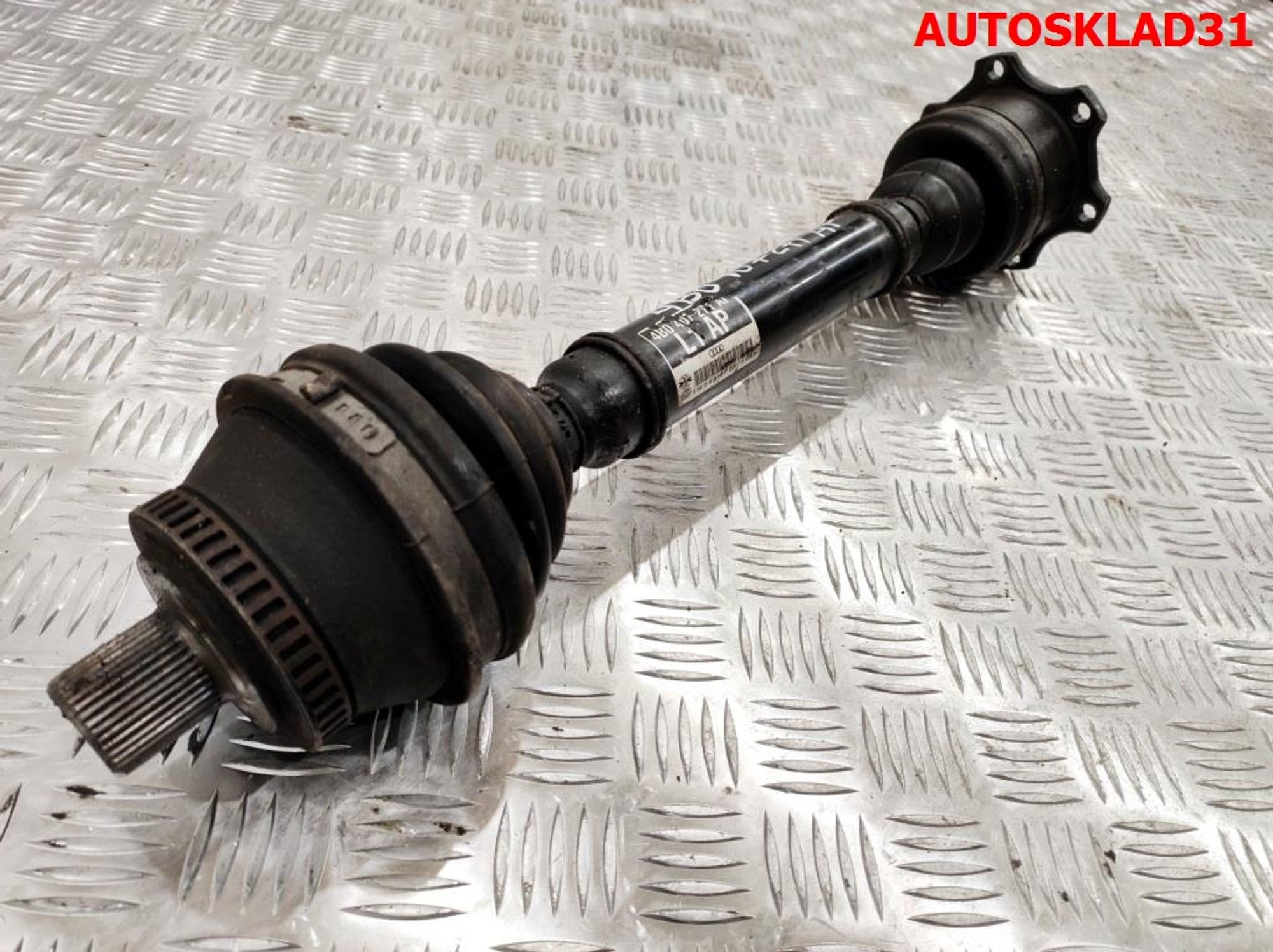 Полуось передняя левая Audi A6 C5 2,5 Дизель АКПП 4B0407271AP, 5000 рублей, Дубовое