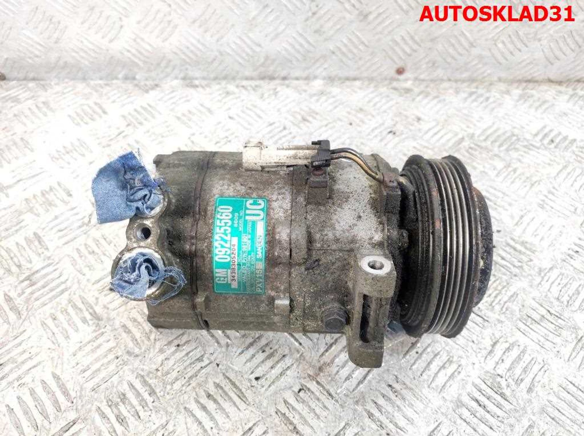 Компрессор кондиционера Opel Vectra C Z22SE Бензин 09225560, 4000 рублей, Дубовое