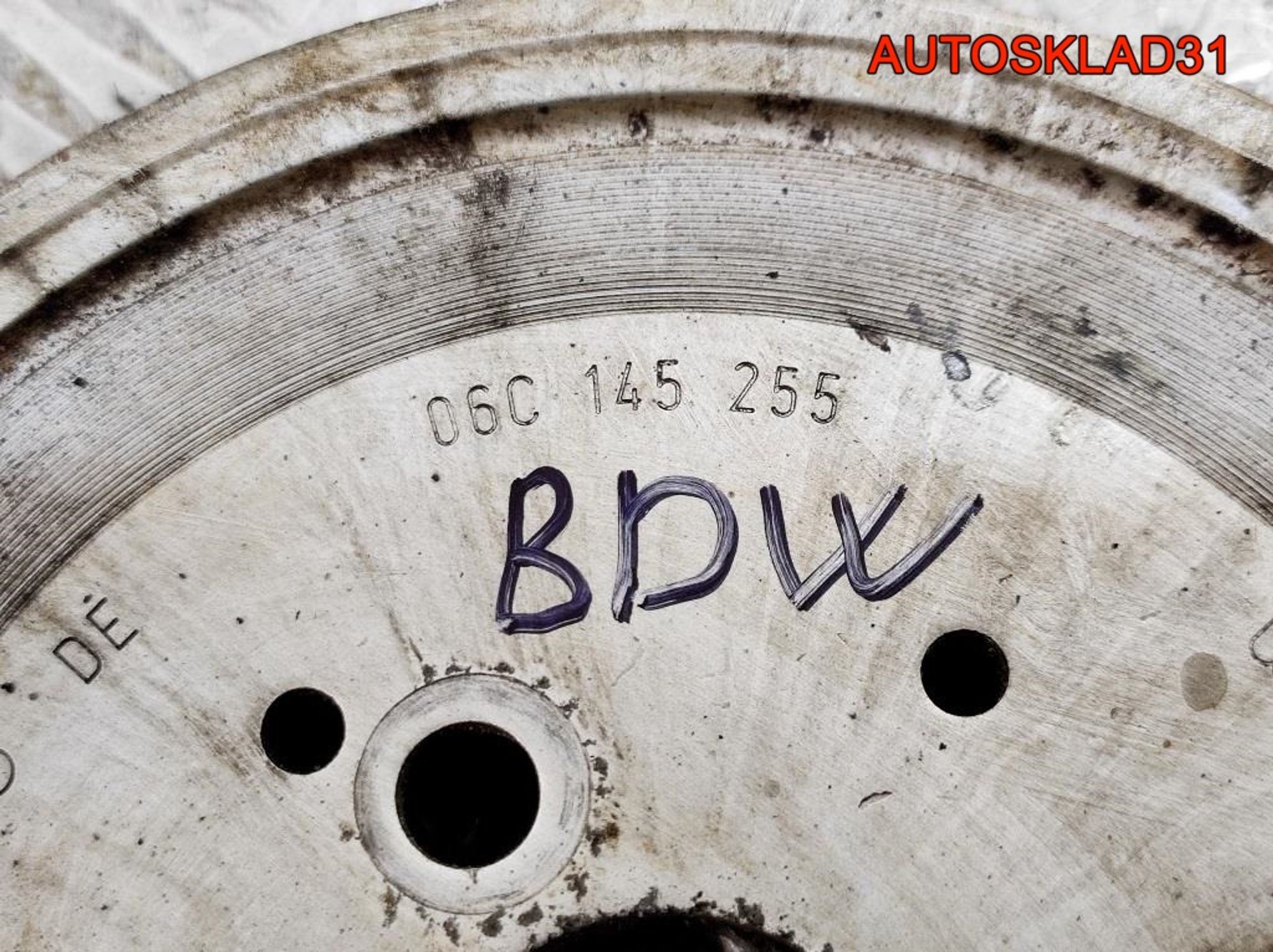 Шкив насоса гидроусилителя Audi A6 C6 2,4 BDW 06C145255, 900 рублей, Дубовое