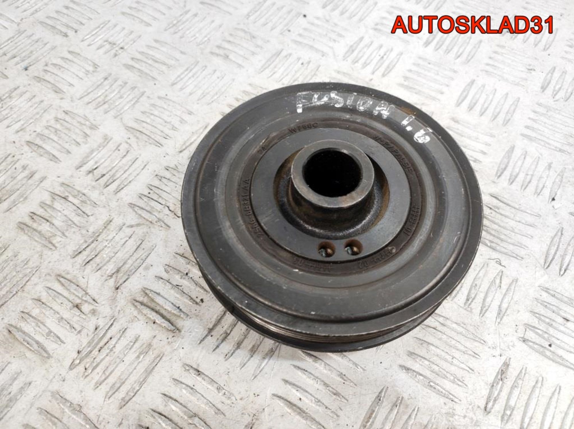 Шкив коленвала Ford Fusion 1,6 Бензин 2S6G6B321AA, 1500 рублей, Дубовое