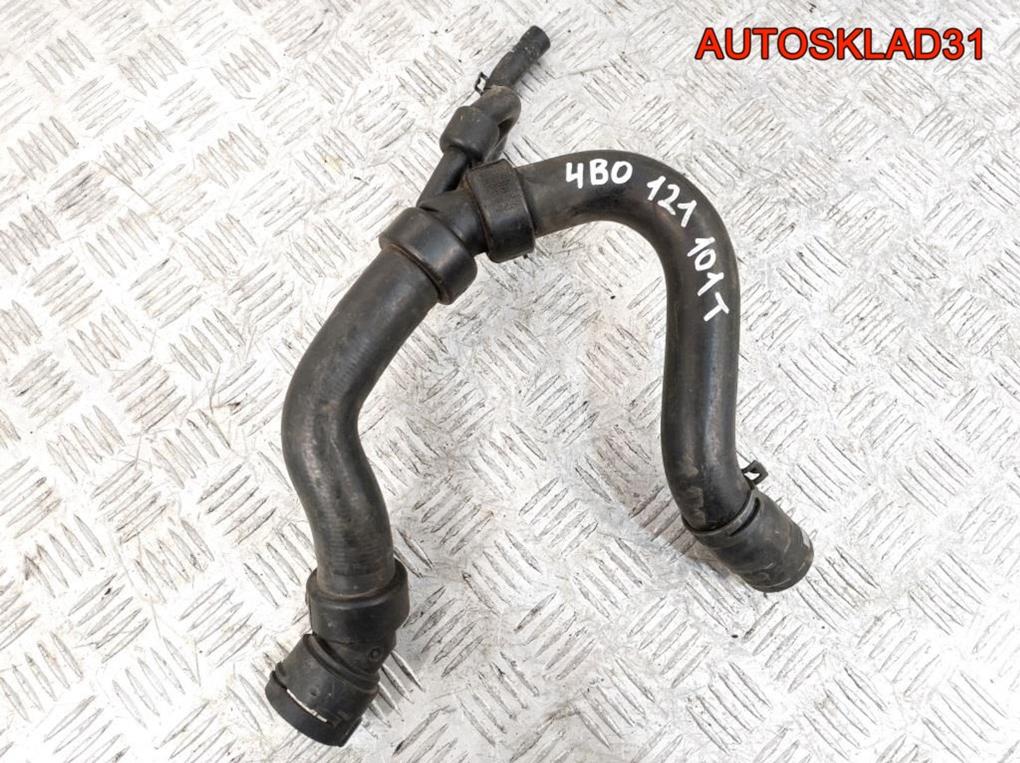 Патрубок радиатора Audi A6 C5 2,5 Дизель 4B0121101T, 2000 рублей, Дубовое