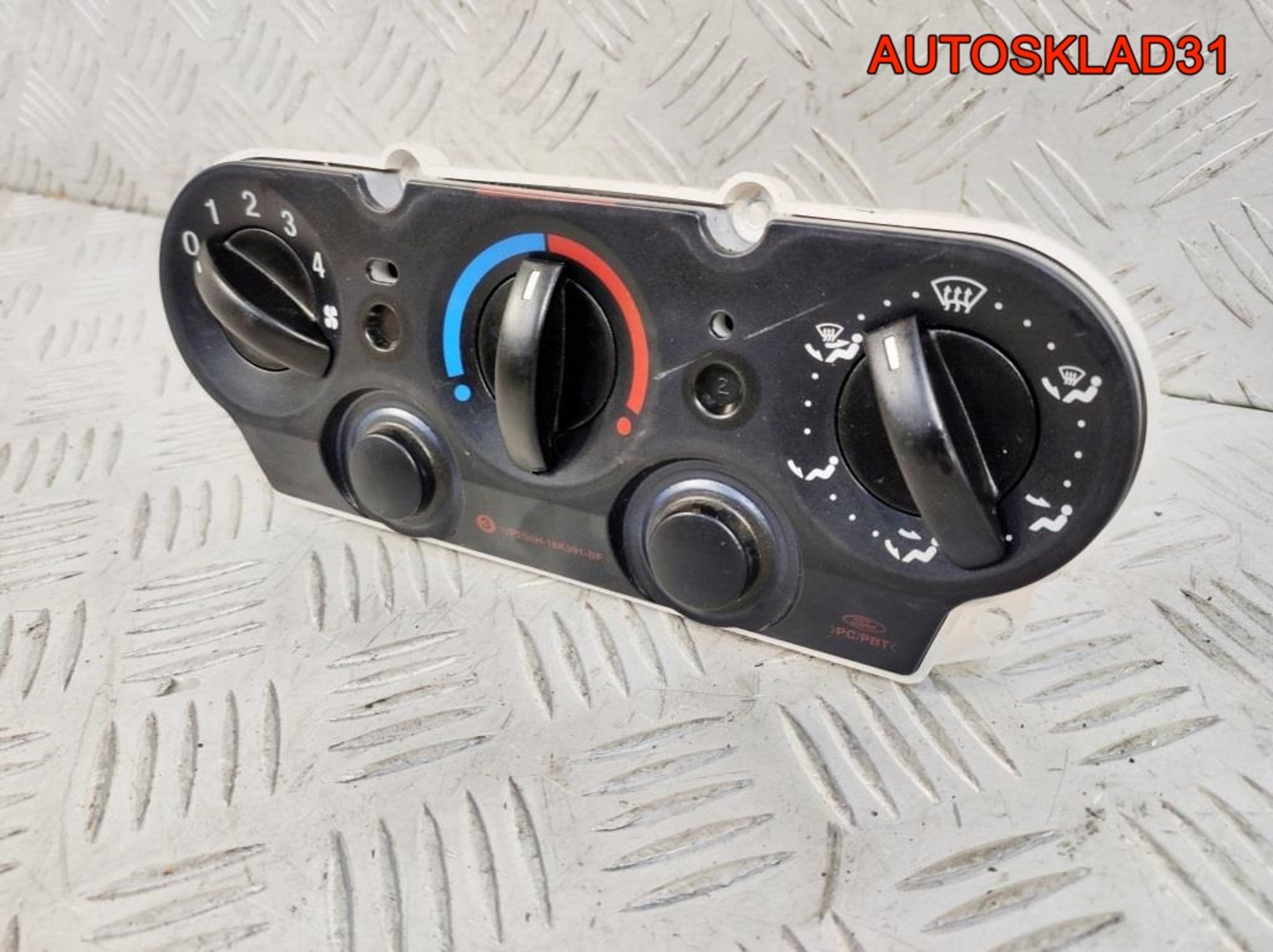 Блок управления отопителем Ford Fiesta 2S6H18549BE, 1300 рублей, Дубовое