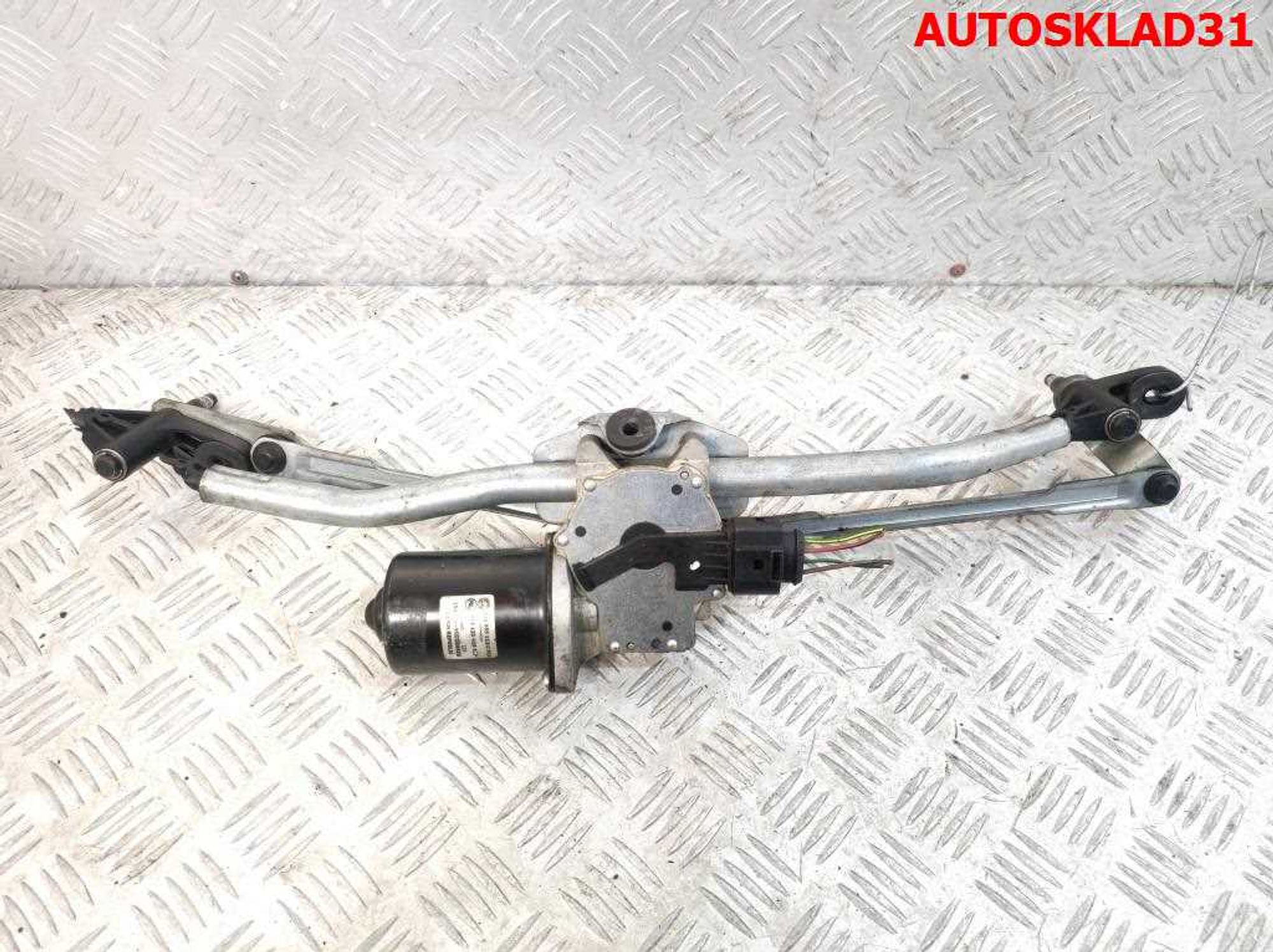 Трапеция стеклоочистителя ДЕФЕКТ Skoda Fabia 2 5J1955113C, 2500 рублей, Дубовое