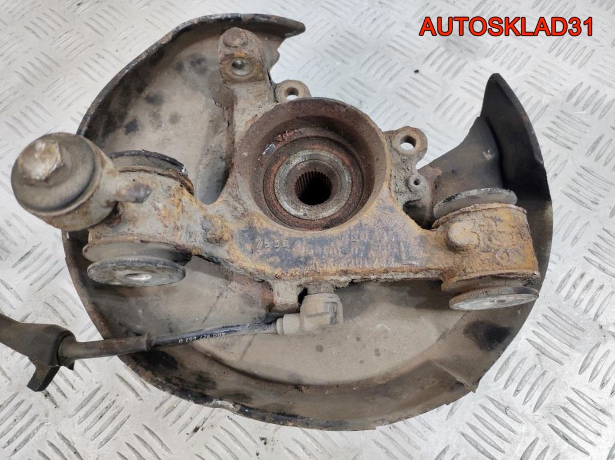 Кулак поворотный задний левый 4WD Audi A4 B6 8E0505435, 1200 рублей, Дубовое