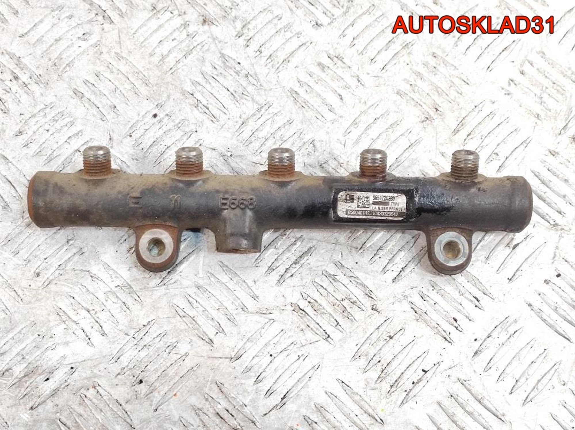 Рейка топливная Peugeot 407 9654726280, 1000 рублей, Дубовое