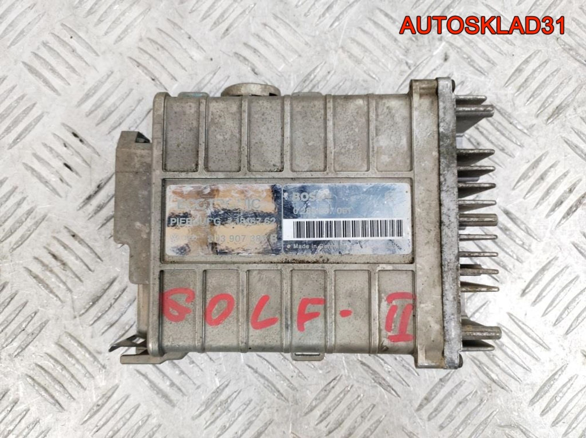 Блок эбу Audi 80/90 B3 893907383B, 1800 рублей, Дубовое