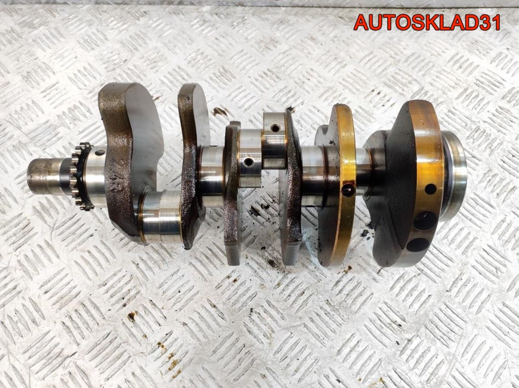 Коленвал Audi A6 C5 2,4 ARJ Бензин 078105019N, 9000 рублей, Дубовое