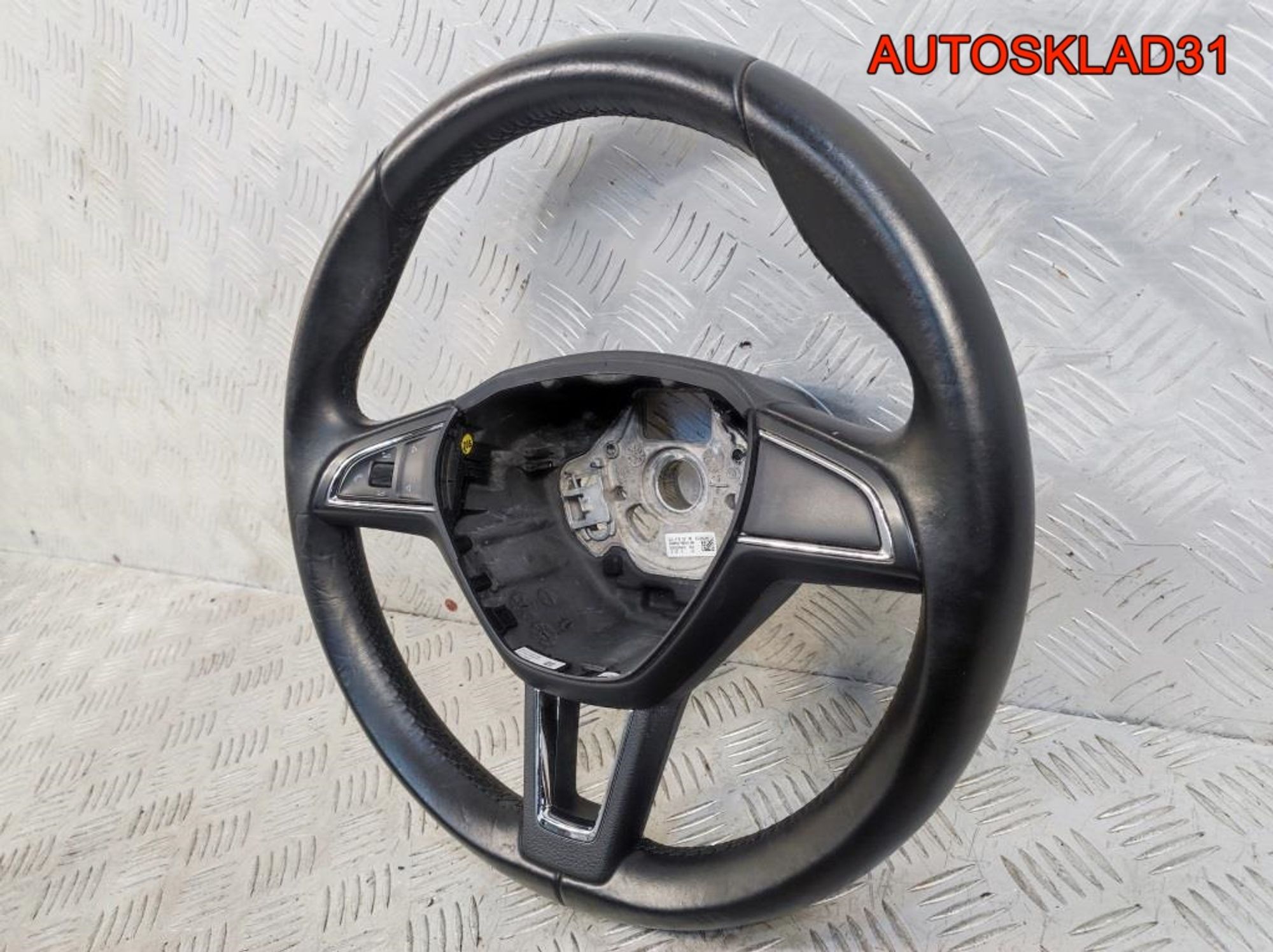 Рулевое колесо Кожа Skoda Roomster 5J0419091AE, 9800 рублей, Дубовое