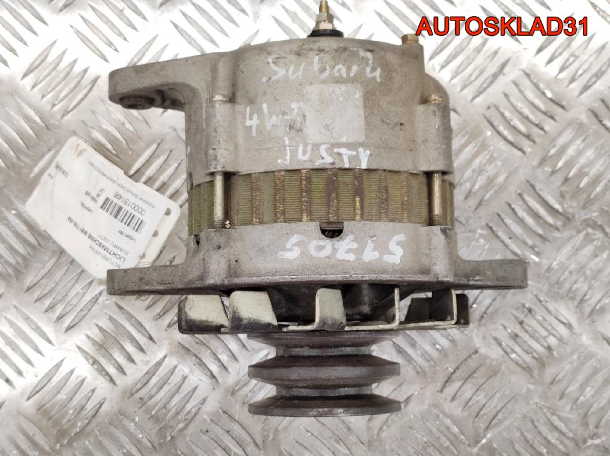 Генератор 45A Subaru Justy 1 1,2 Бензин (Р), 10000 рублей, Дубовое