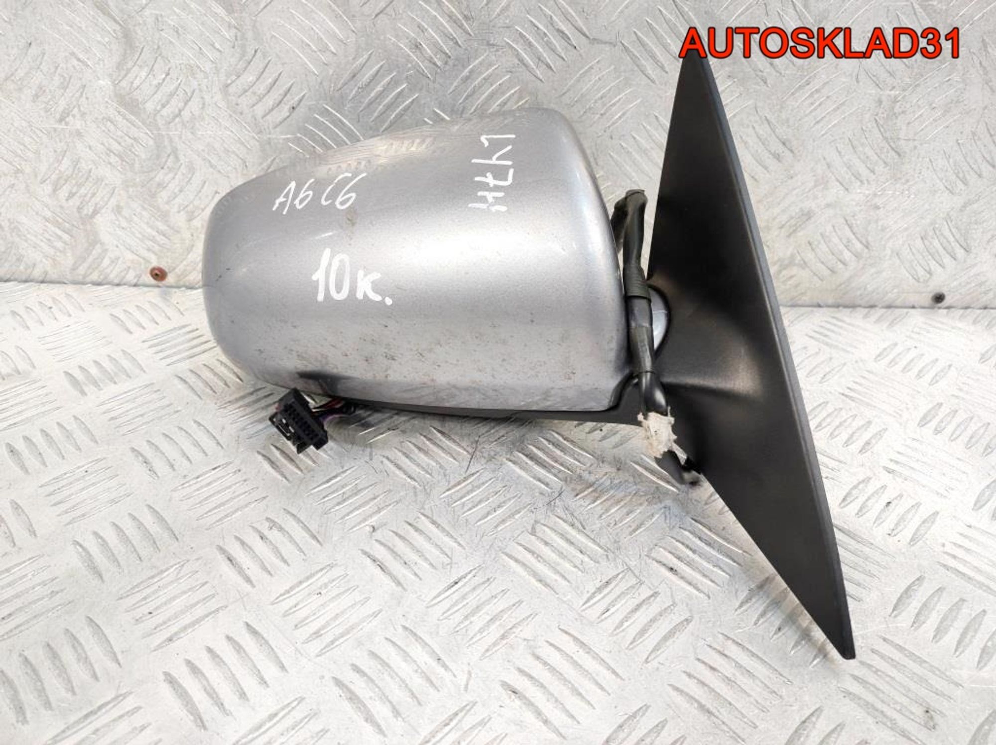Зеркало правое 10 контактов Audi A6 C6 4F1858532J, 5400 рублей, Дубовое