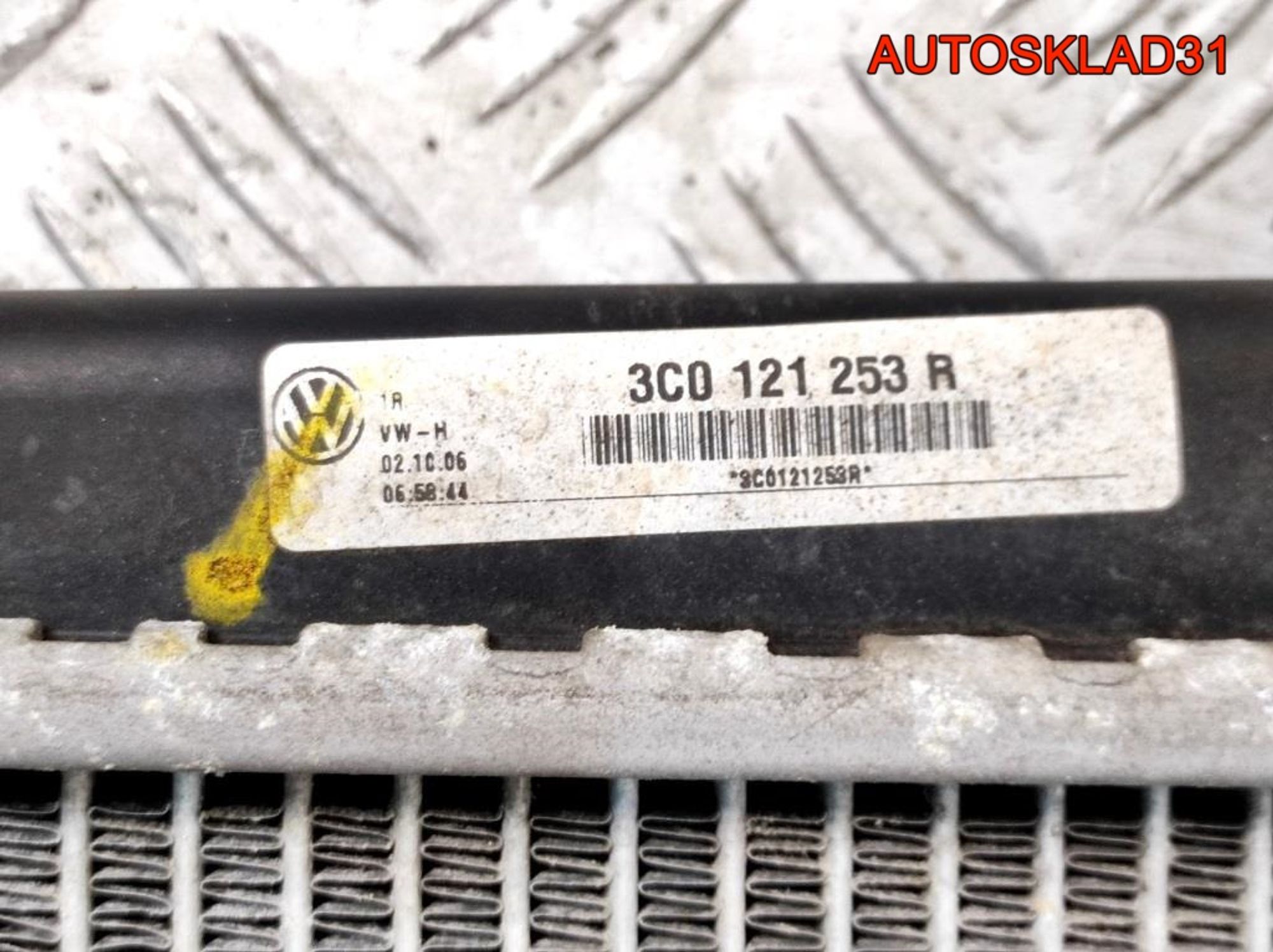 Радиатор основной VW Passat B6 2,0 Дизель 3C0121253R, 5000 рублей, Дубовое