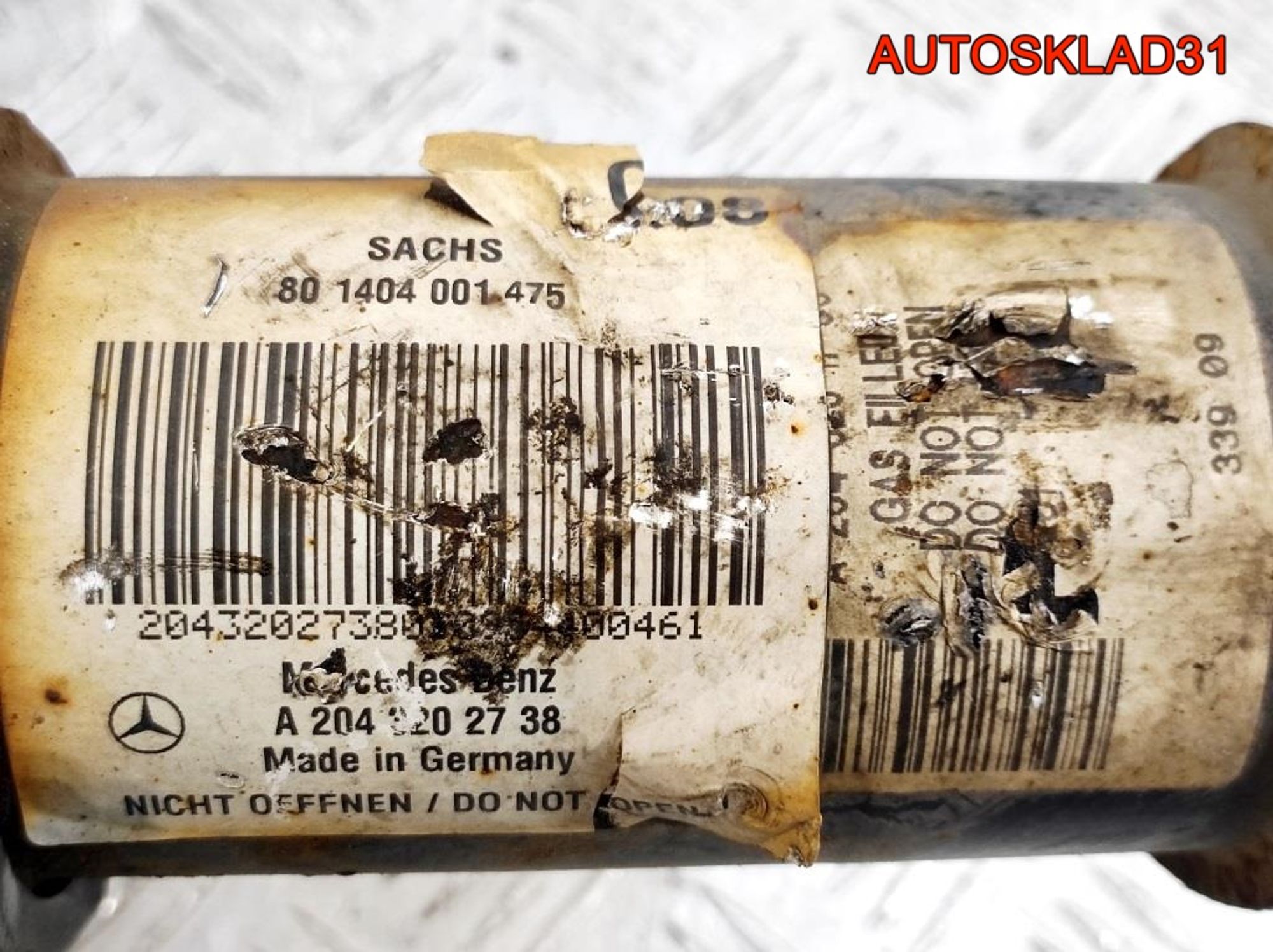 Амортизатор передний правый Mercedes GLK 2,2 651.912 A2043202738, 10000 рублей, Дубовое