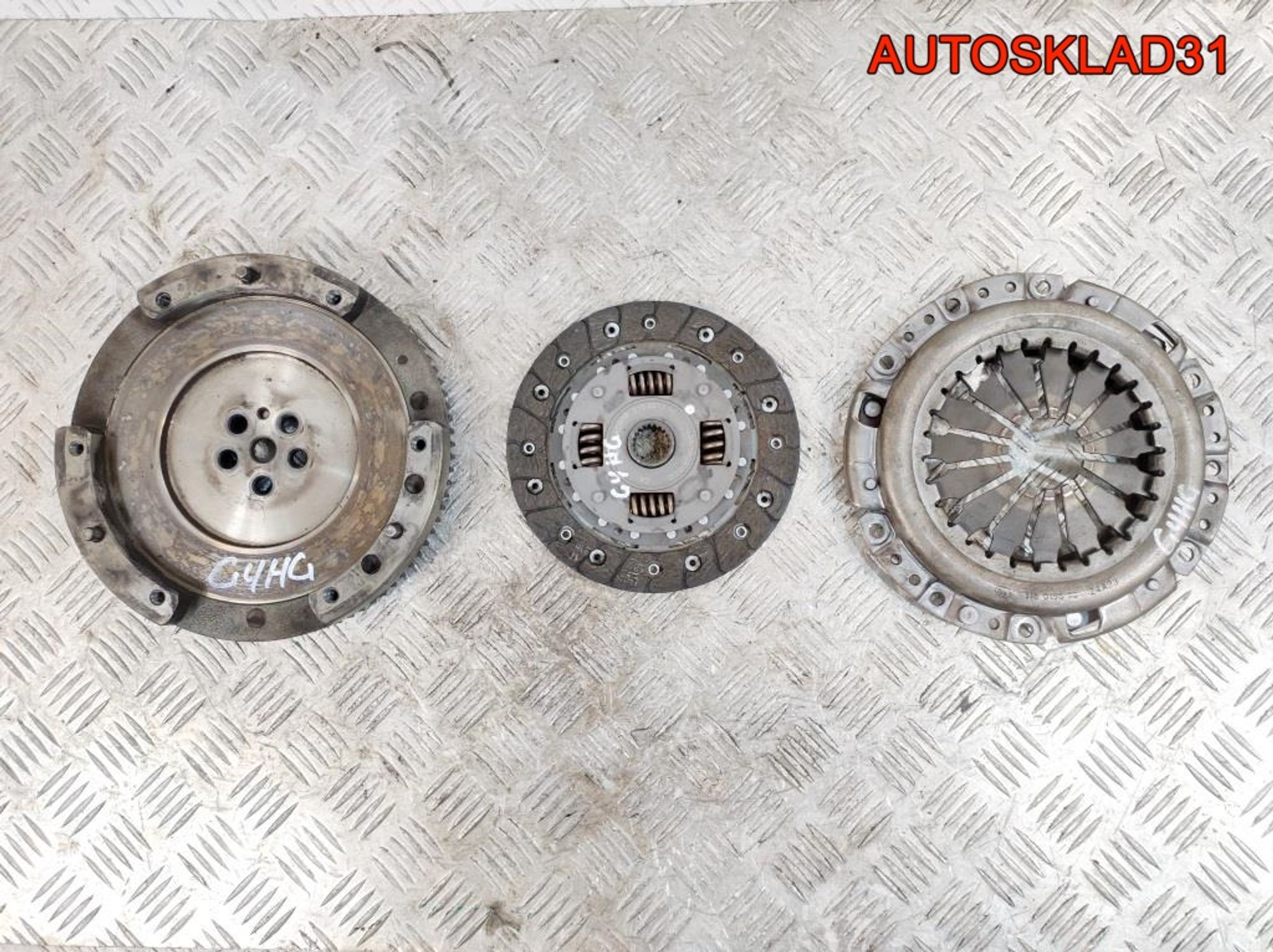 Комплект сцепления Hyundai Getz 1,1 G4HG Бензин, 2300 рублей, Дубовое
