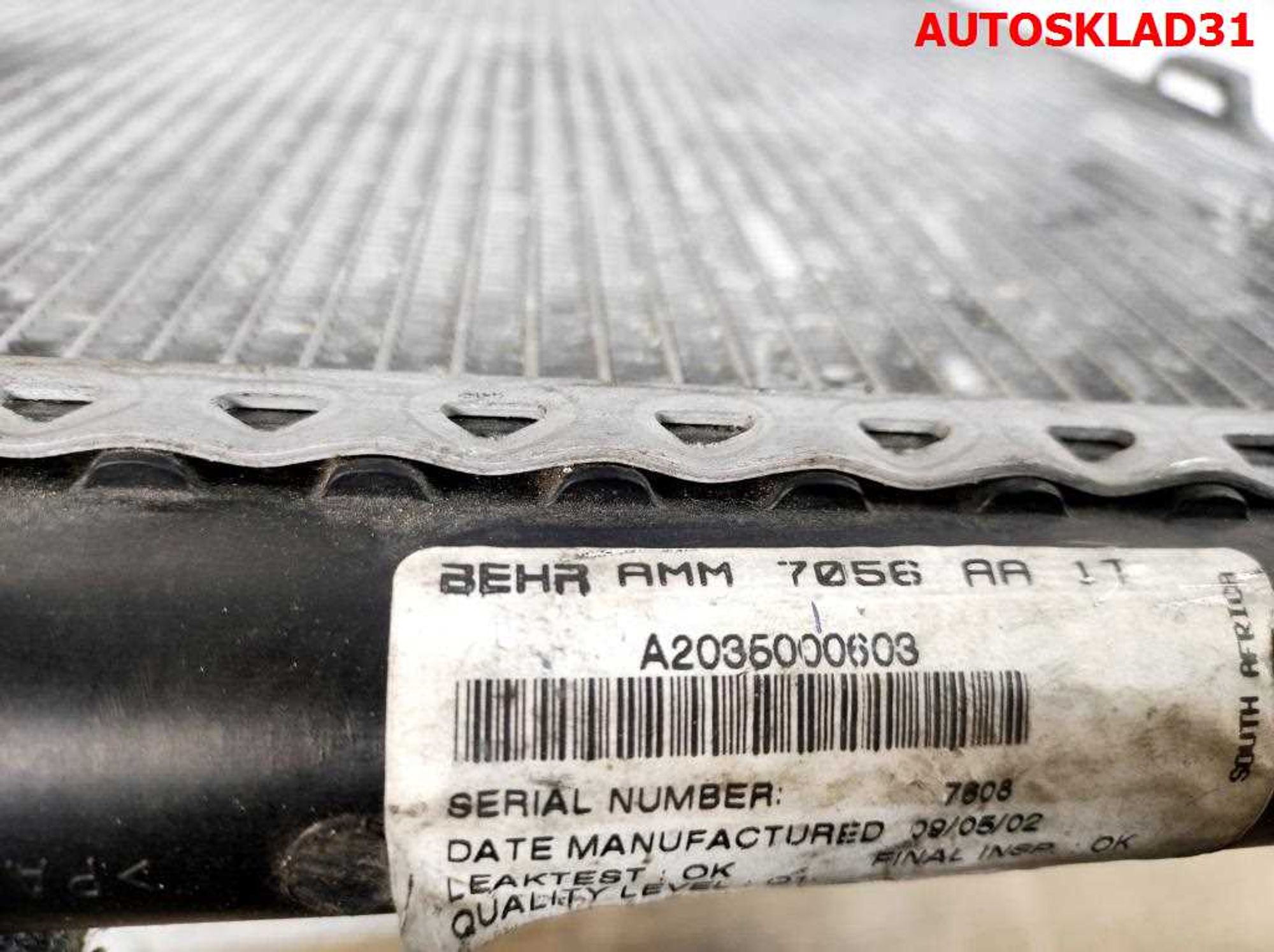 Радиатор основной Mercedes W203 2,2 Дизель A2035000603, 4000 рублей, Дубовое