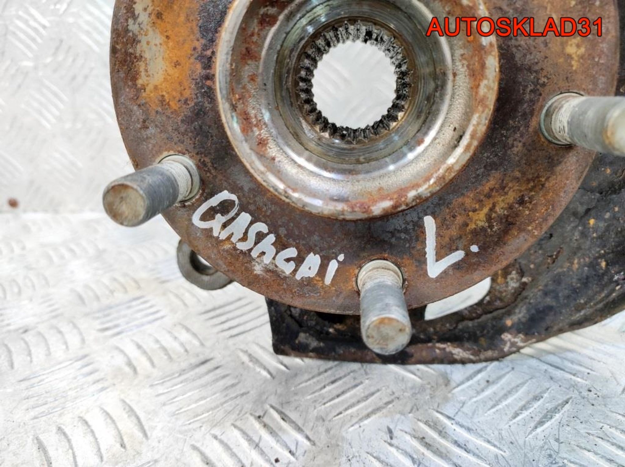 Кулак поворотный передний левый Nissan Qashqai J10, 2900 рублей, Дубовое