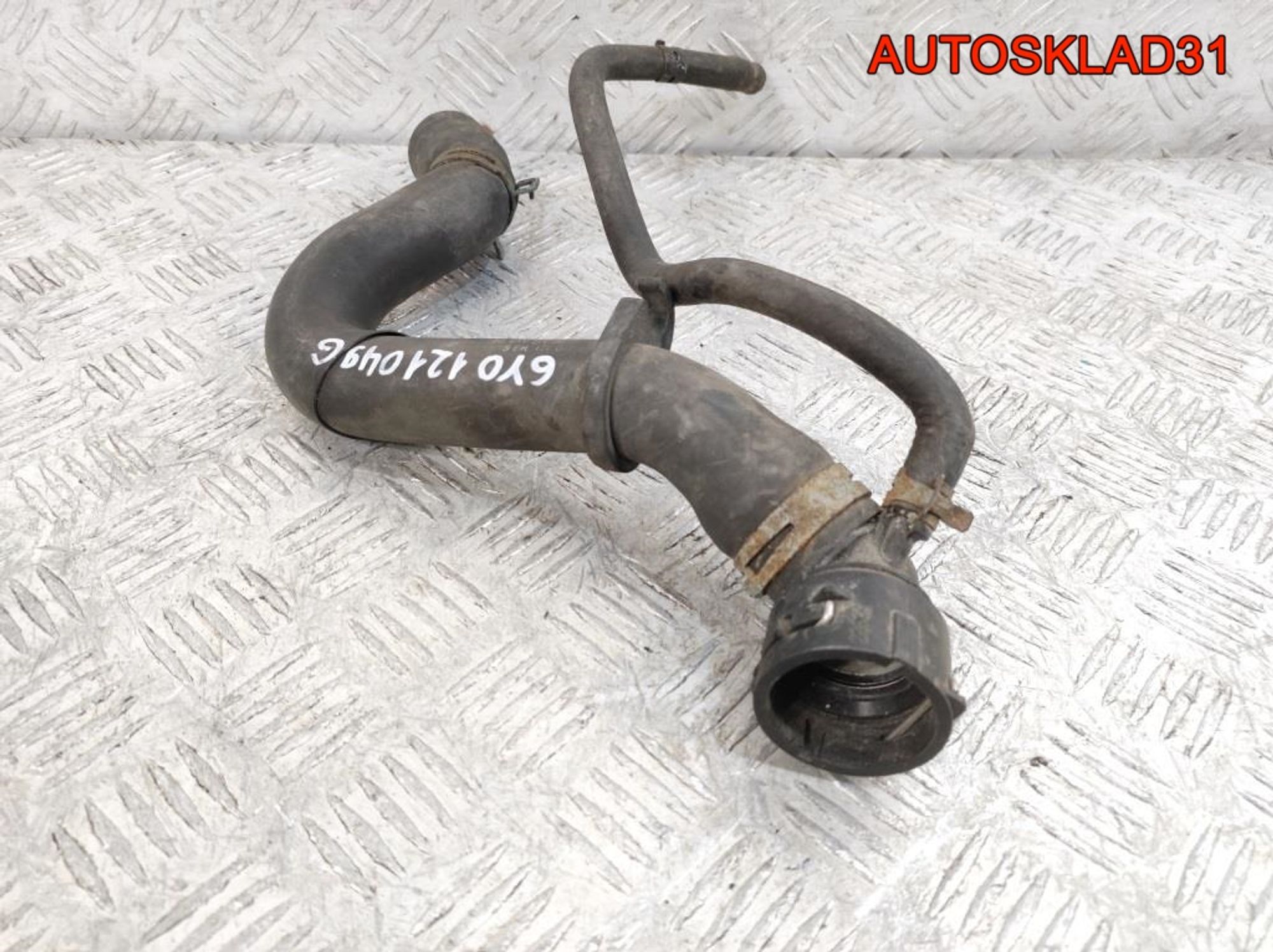 Патрубок радиатора VW Polo 4 1,2 Бензин 6Y0121049G, 1000 рублей, Дубовое