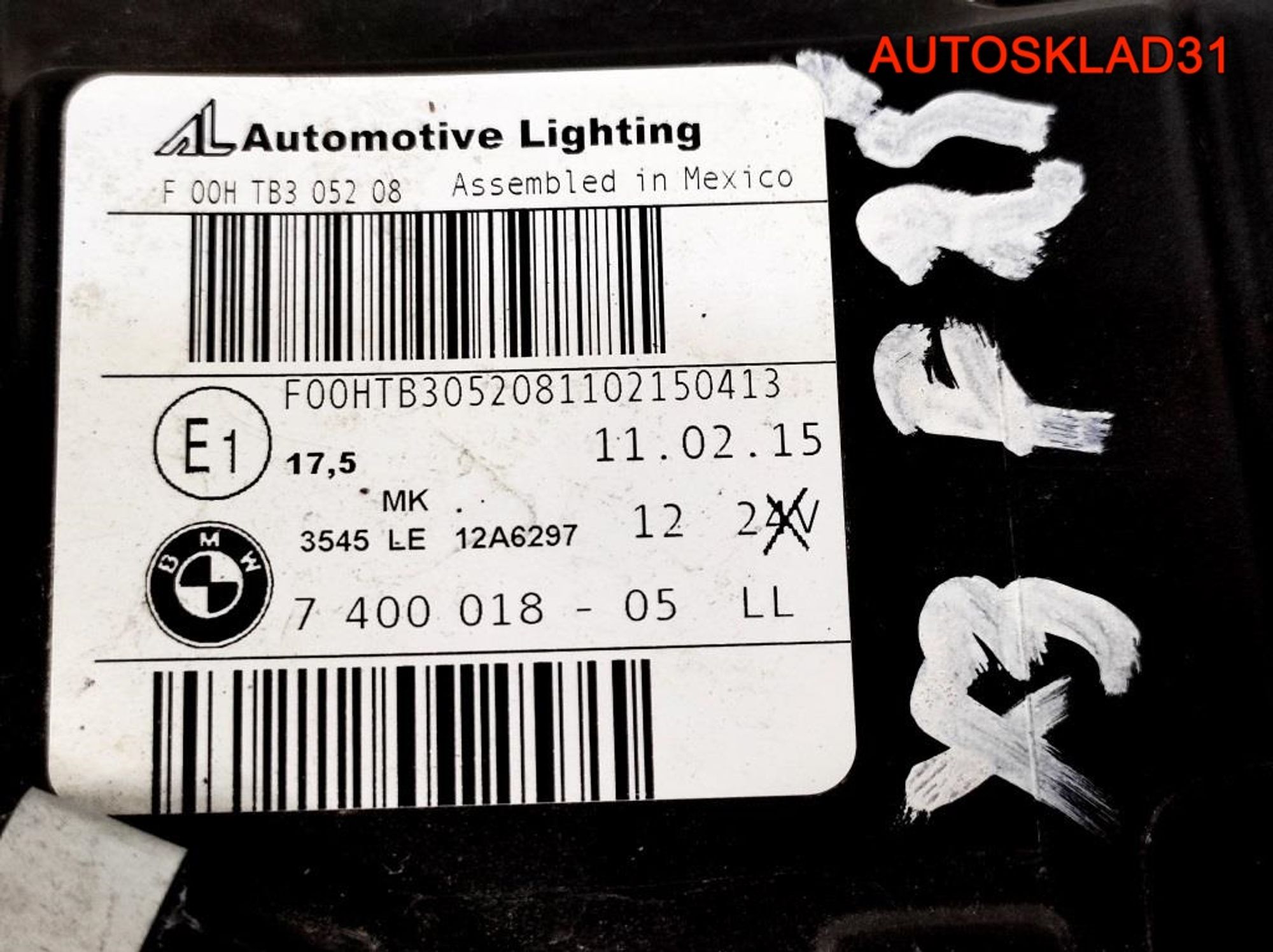 Фара правая Биксенон BMW X3 F25 63117400018 Рест, 27000 рублей, Дубовое