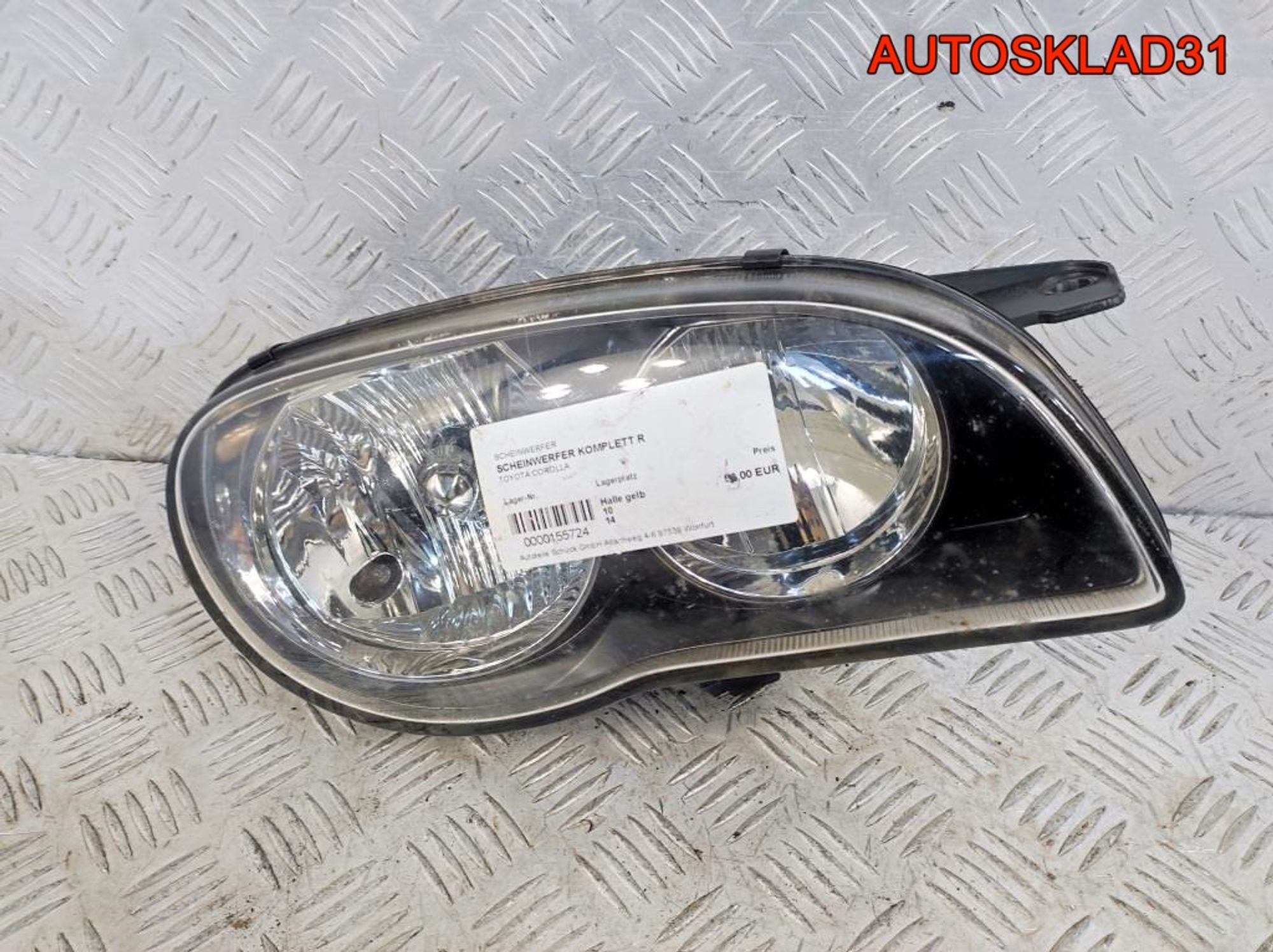 Фара правая Toyota Corolla E11 10077126, 4900 рублей, Дубовое