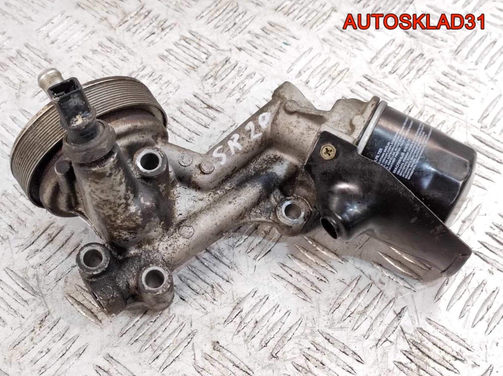 Корпус масляного фильтра Nissan Primera P11 2,0 R20DE, 1000 рублей, Дубовое