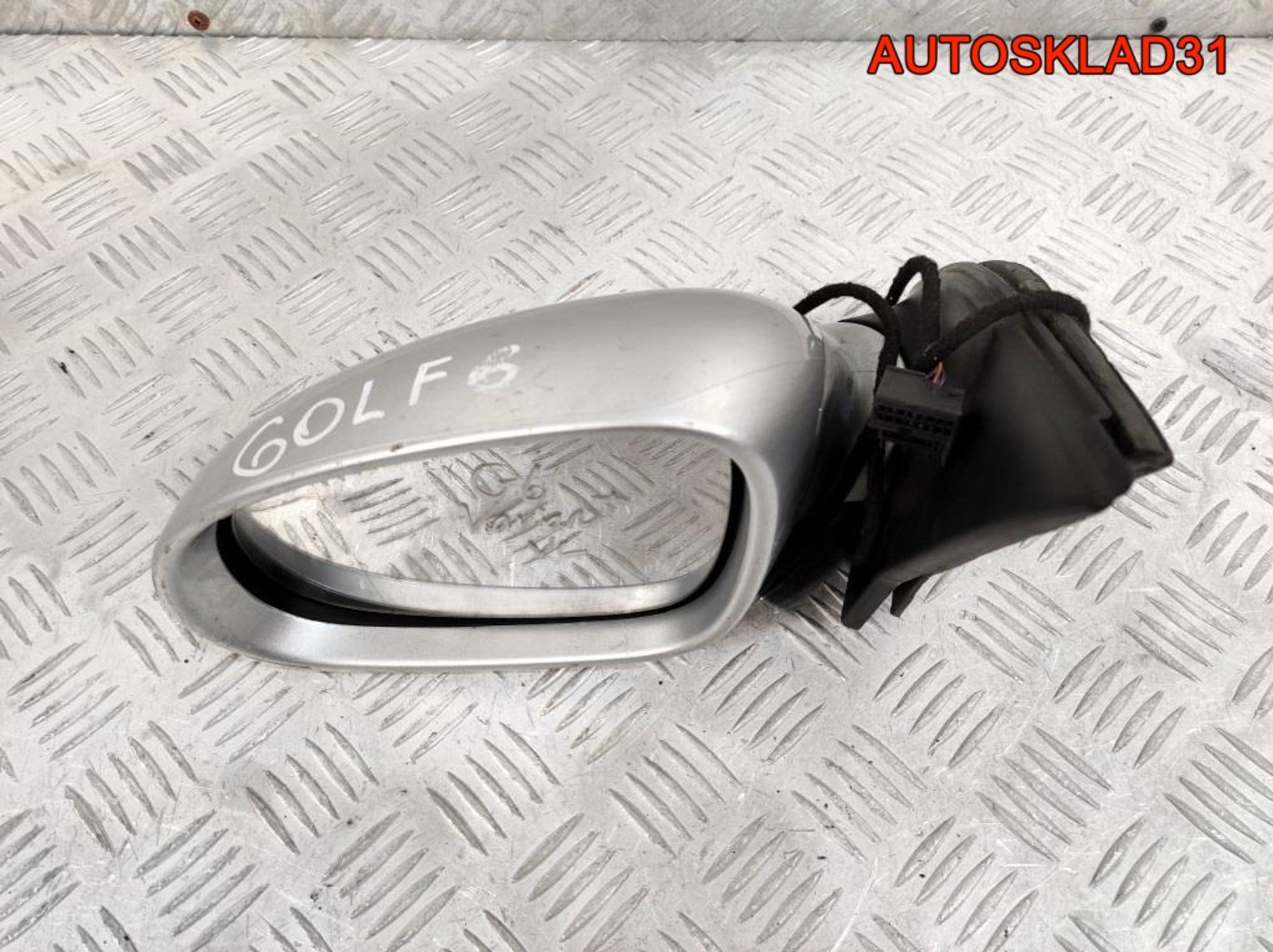 Зеркало левое 6 контактов VW Golf 5 Универсал, 5400 рублей, Дубовое