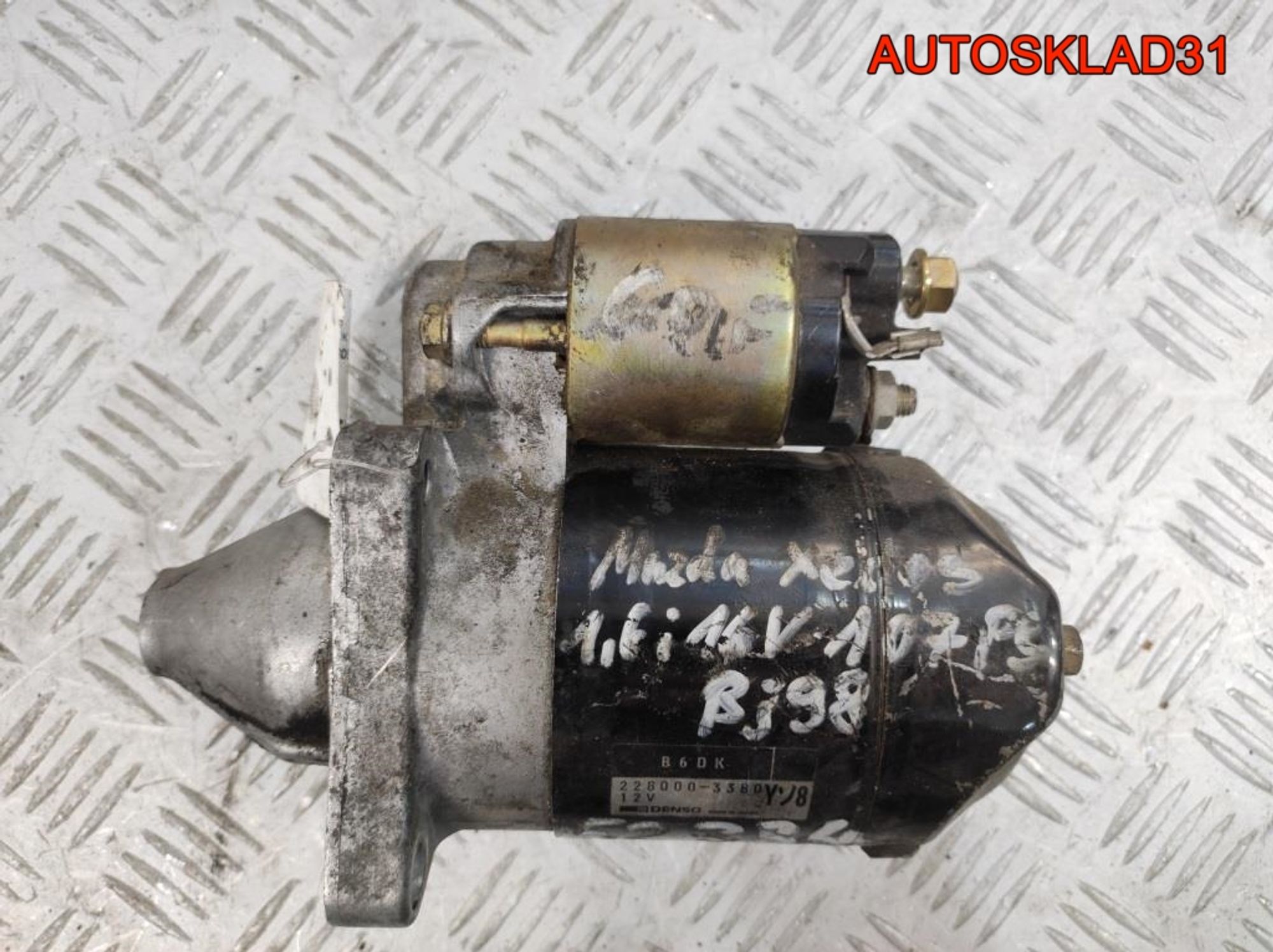 Стартер Mazda Xedos 6 1,6 Бензин 2280003380, 4500 рублей, Дубовое