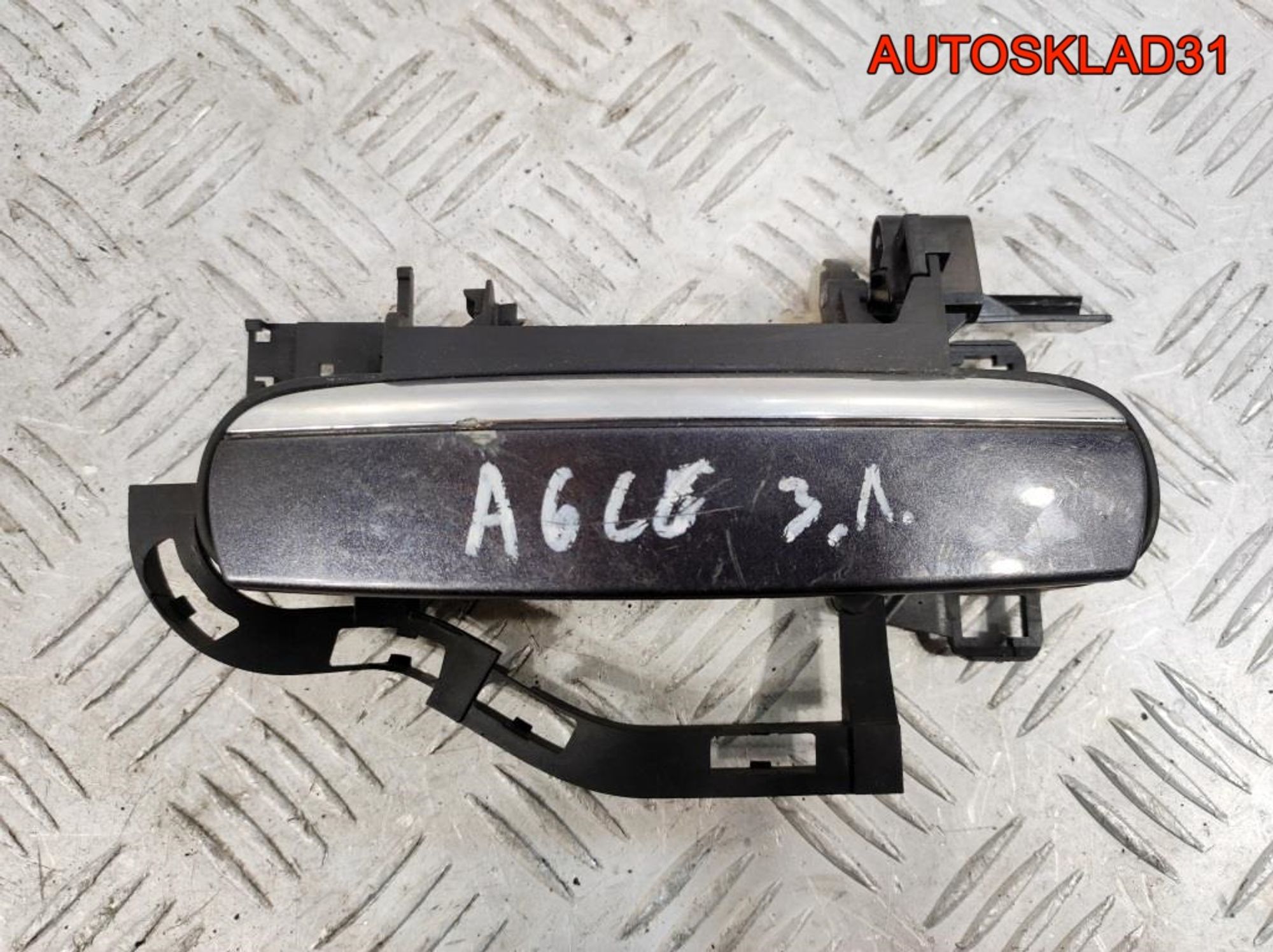 Ручка двери внешняя задняя левая Audi A6 C6 4F0837885, 1800 рублей, Дубовое