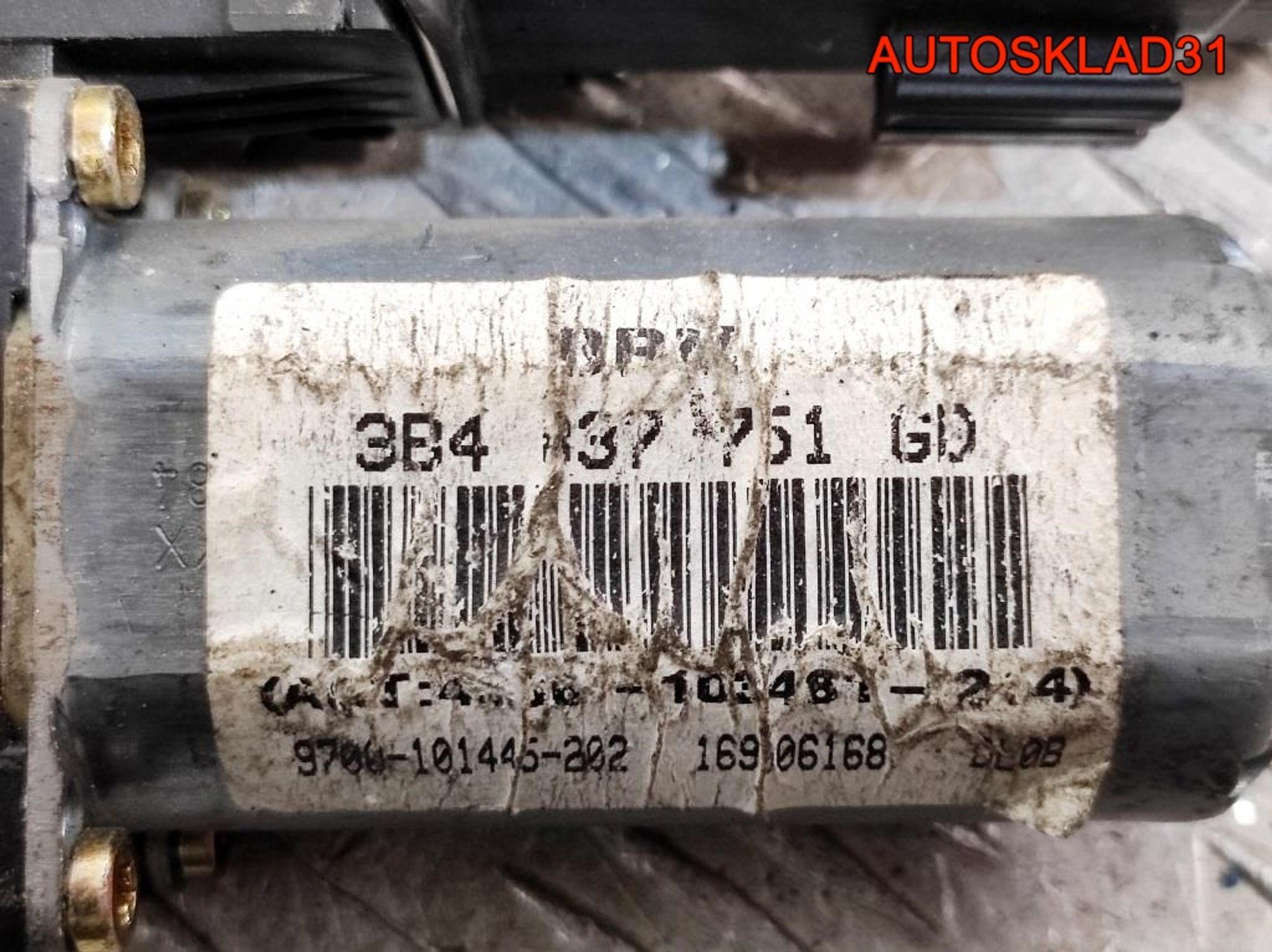 Моторчик стеклоподъемника передний левый VW Passat B5 3B4837751GD, 1400 рублей, Дубовое