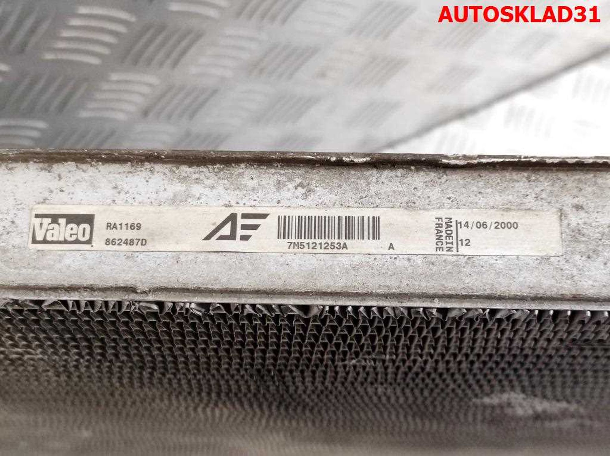 Радиатор основной VW Sharan 1,9 Дизель 7M5121253A, 4000 рублей, Дубовое