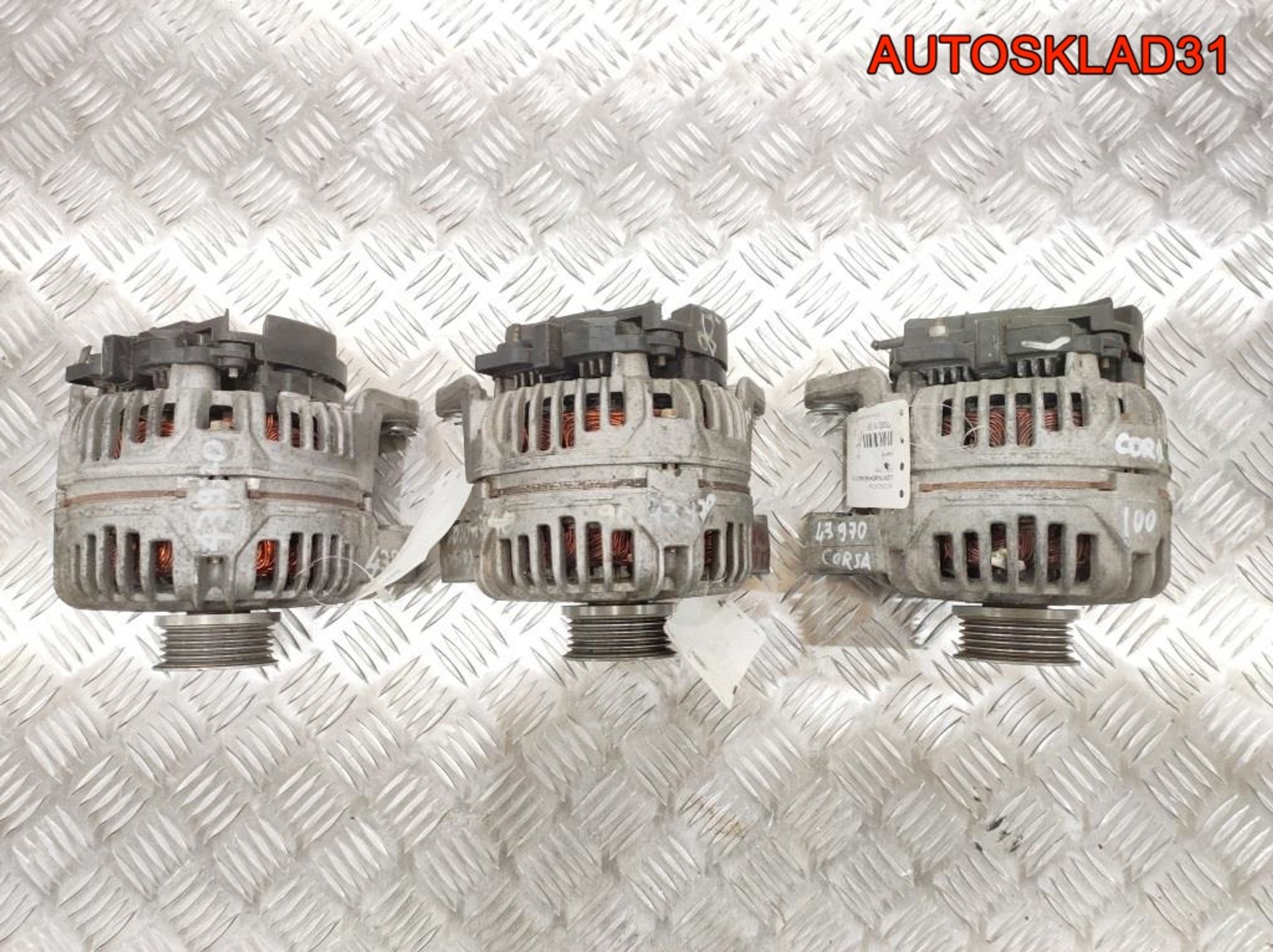 Генератор 100A Opel Corsa C Z14XE 24437120 (Р), 4500 рублей, Дубовое