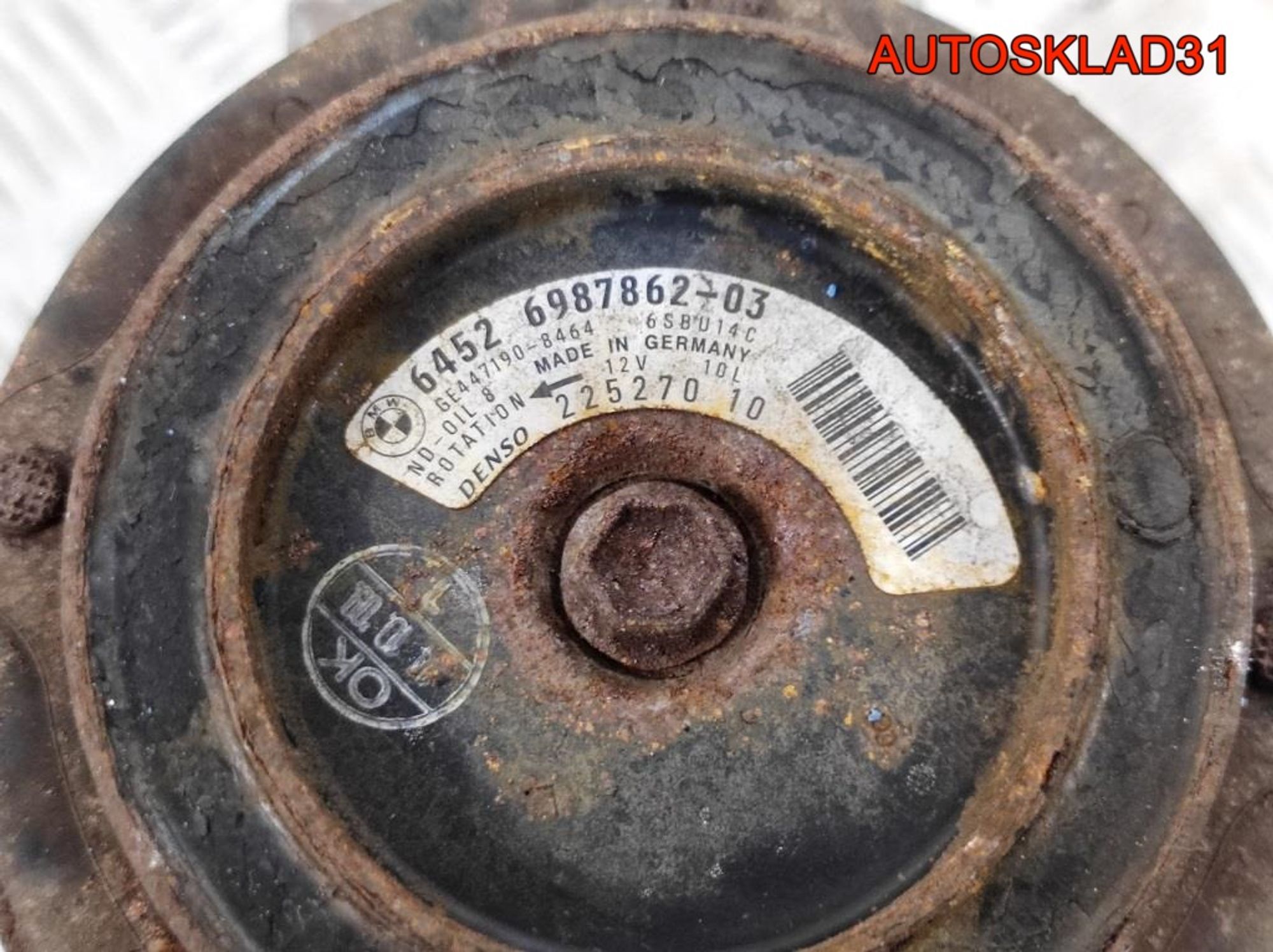 Компрессор кондиционера BMW E90 2.0 N47D20A 64526987862, 10000 рублей, Дубовое