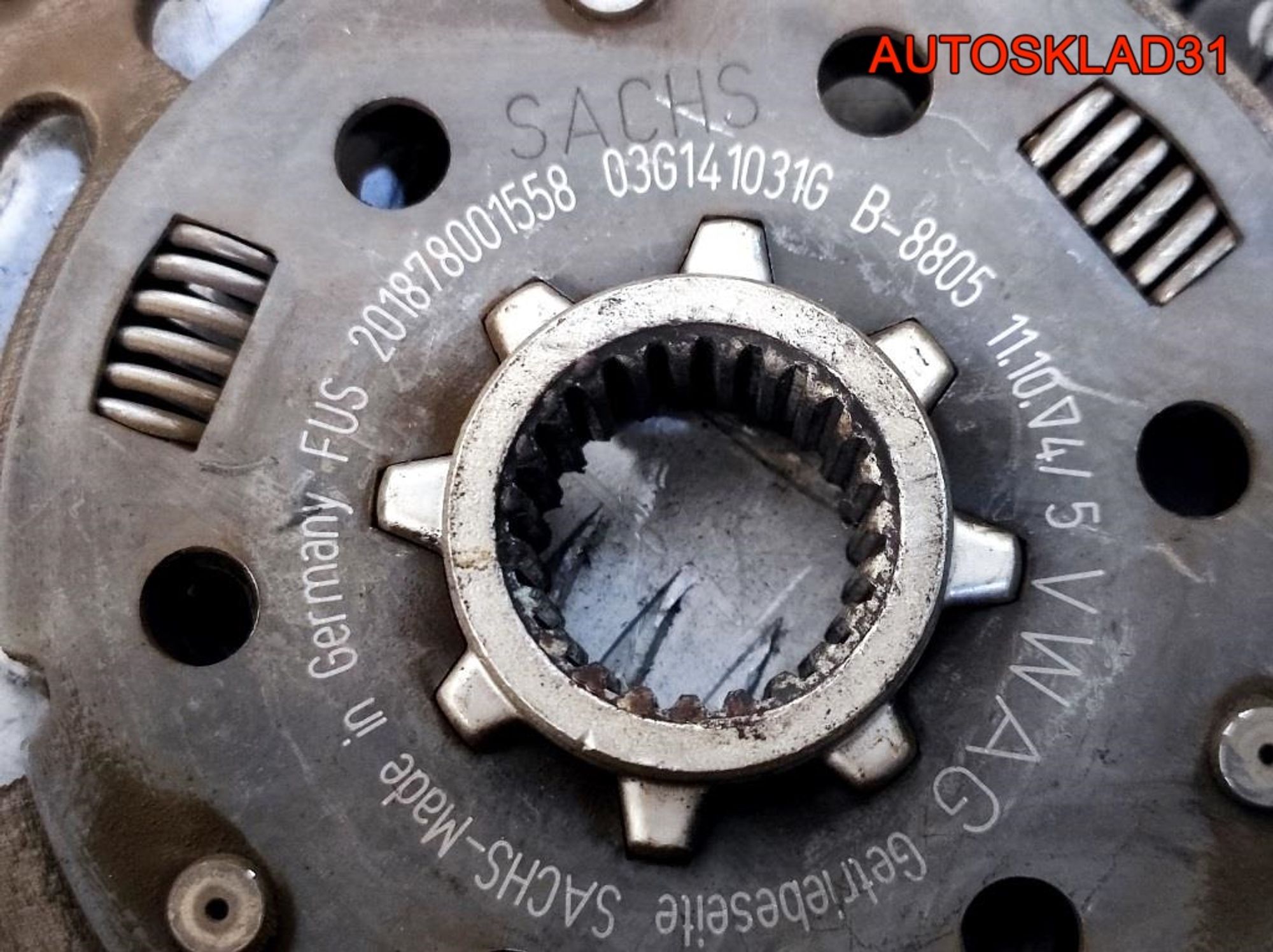 Комплект сцепления VW Passat B6 2.0 BKD 03G141025H, 2500 рублей, Дубовое