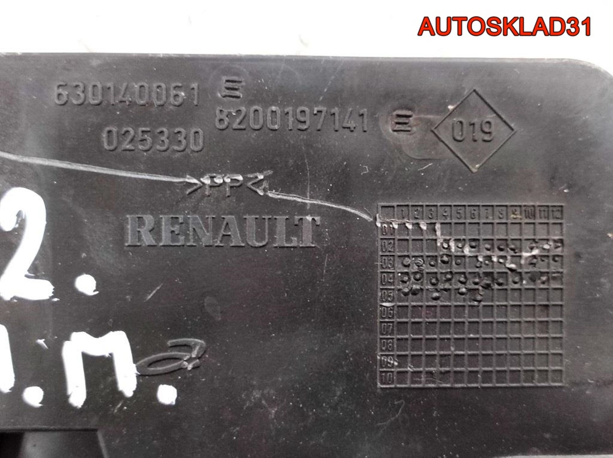 Крепеж стеклоподъемника Renault Megane 2 8200197141, 500 рублей, Дубовое