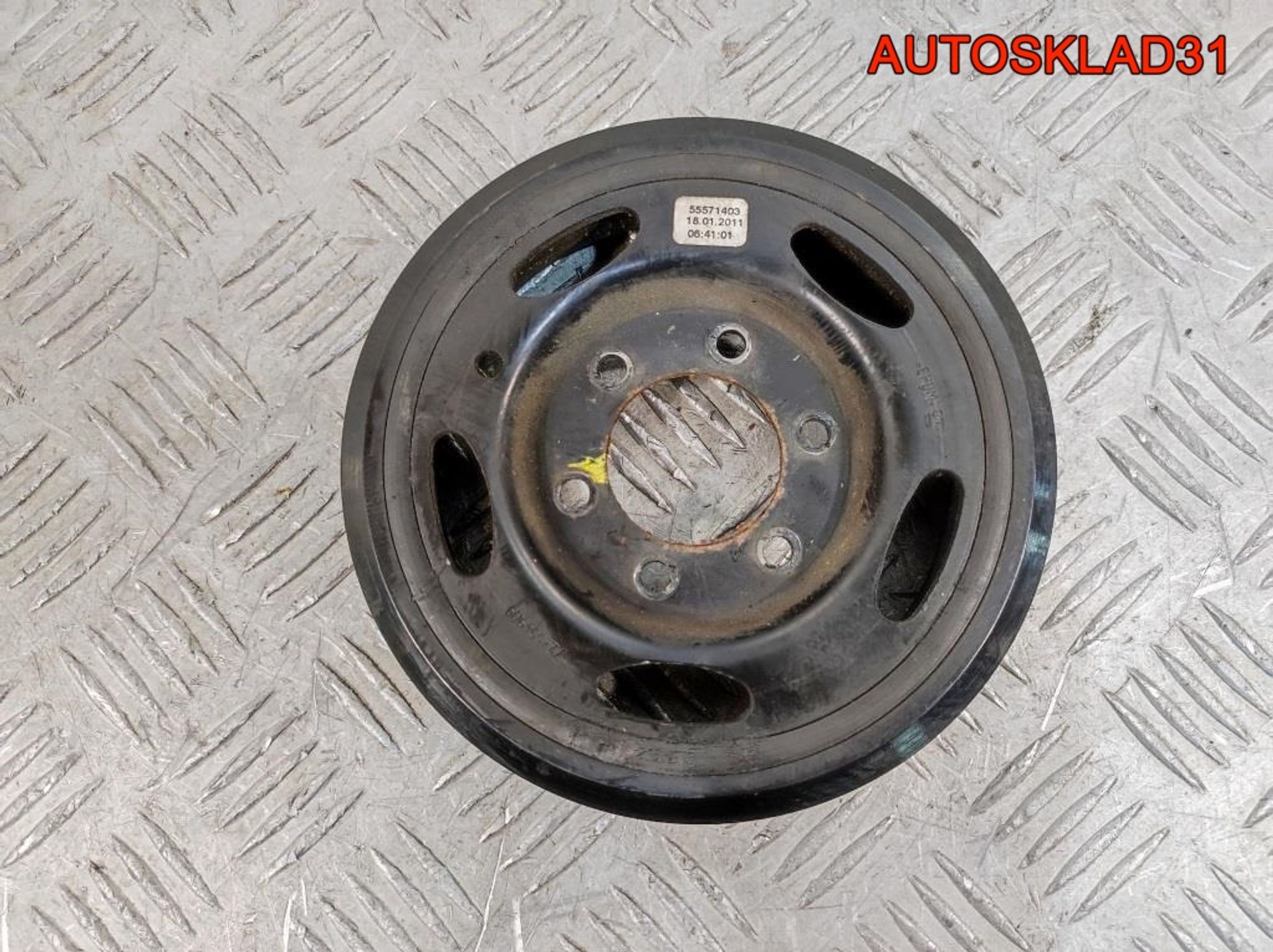 Шкив коленвала Opel Astra J 1,4 A14NET 55571403, 2000 рублей, Дубовое
