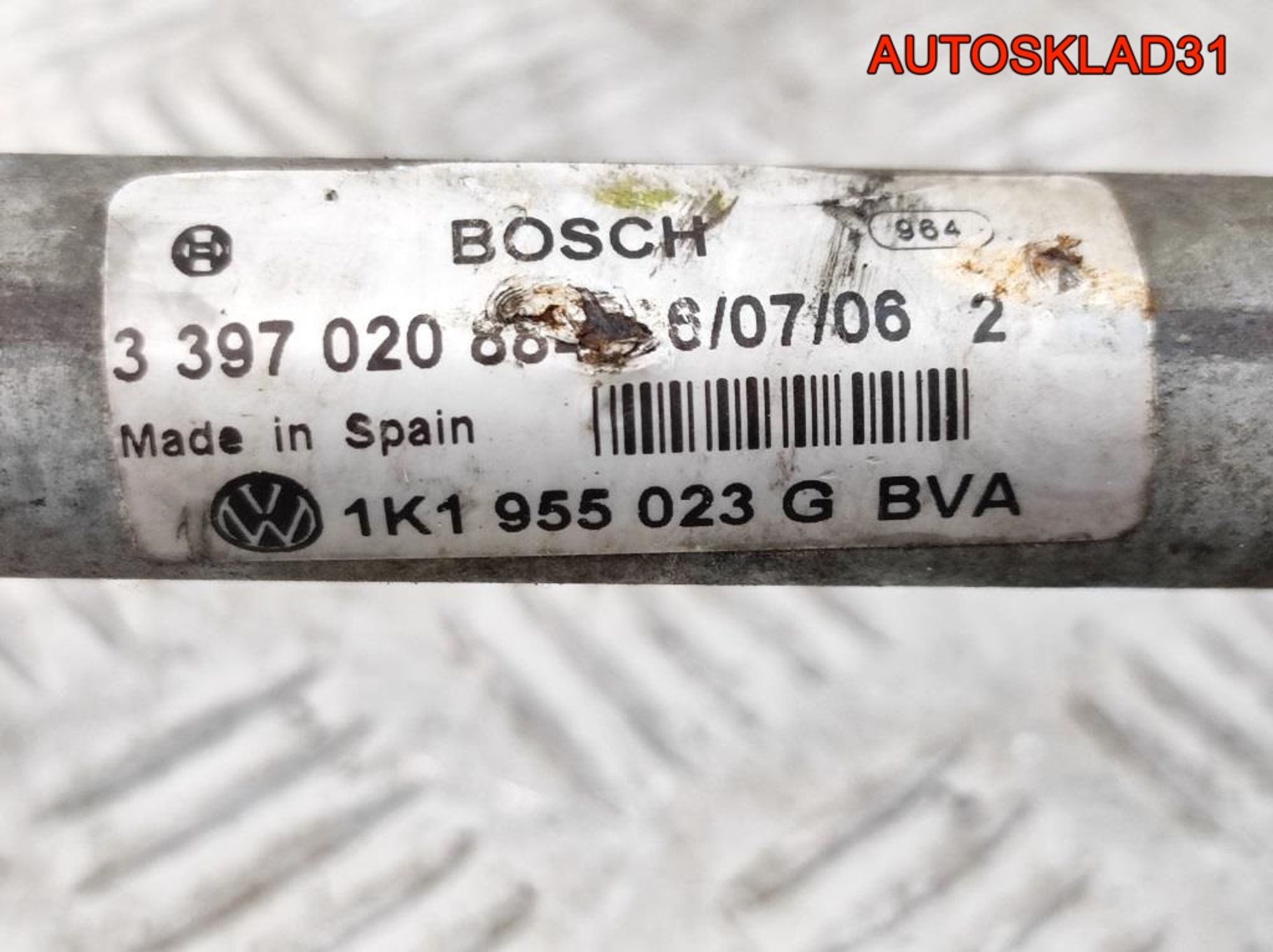 Трапеция стеклоочистителей VW Golf 5 1K1955023G, 6500 рублей, Дубовое