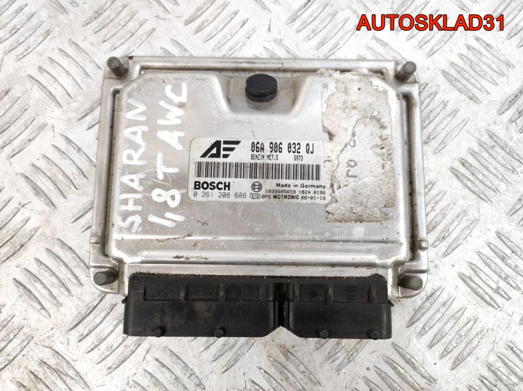 Блок ЭБУ VW Sharan 1,8 AWC Бензин 06A906032QJ, 16000 рублей, Дубовое