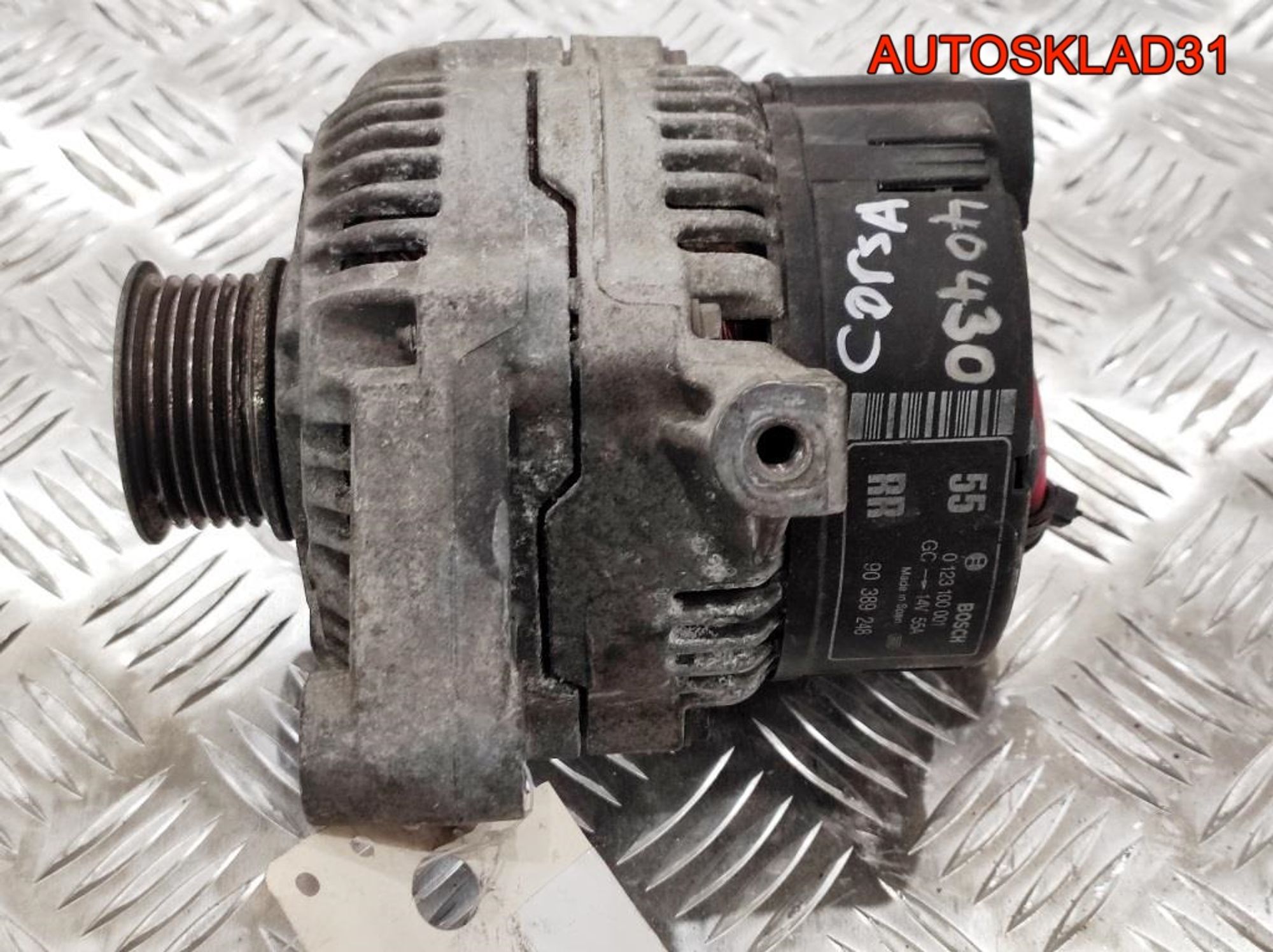 Генератор 55A Opel Corsa B 1,4 Бензин 90389248 (Р), 4000 рублей, Дубовое