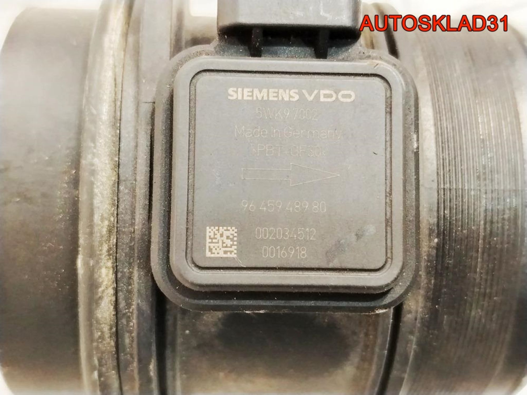 Расходомер воздуха Ford Focus 2 2,0 Дизель 9645948980, 2800 рублей, Дубовое