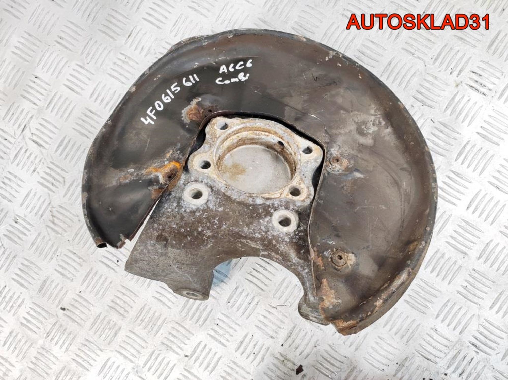Кулак поворотный задний левый 2WD Audi A6 C6 4F0505433H, 1000 рублей, Дубовое