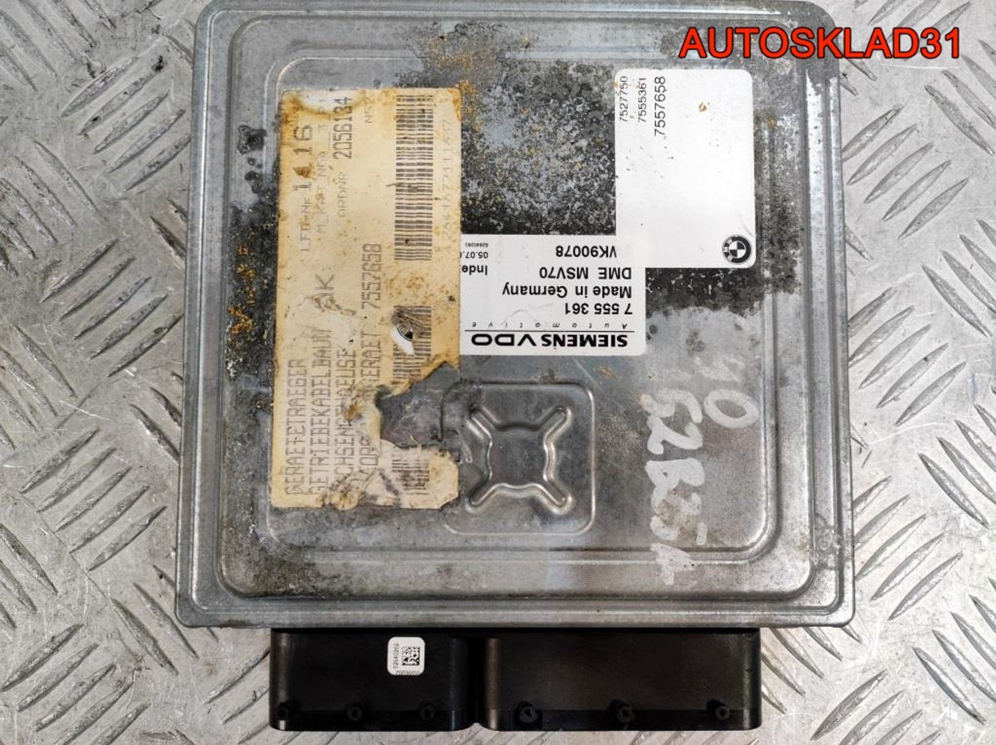 Блок ЭБУ BMW E90 2,5 N52B25 Бензин 12147555361, 4500 рублей, Дубовое