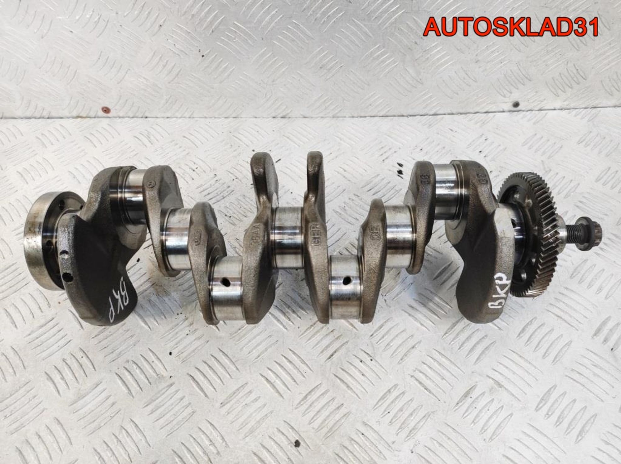 Коленвал VW Passat B6 2.0 BKP Дизель 03G105021C, 14600 рублей, Дубовое