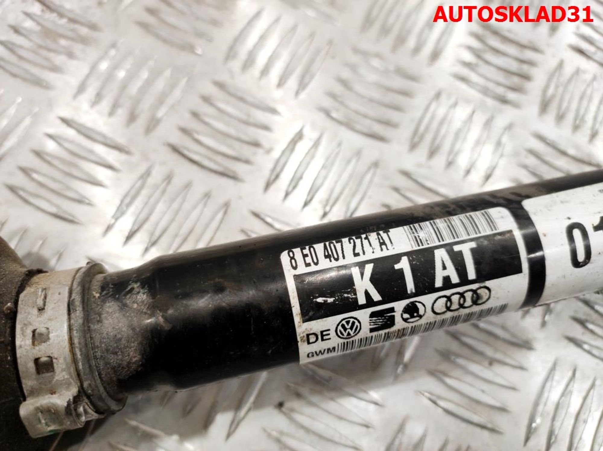 Полуось передняя левая Audi A4 B6 1,9 AVF Дизель МКПП 8E0407271AT, 6000 рублей, Дубовое
