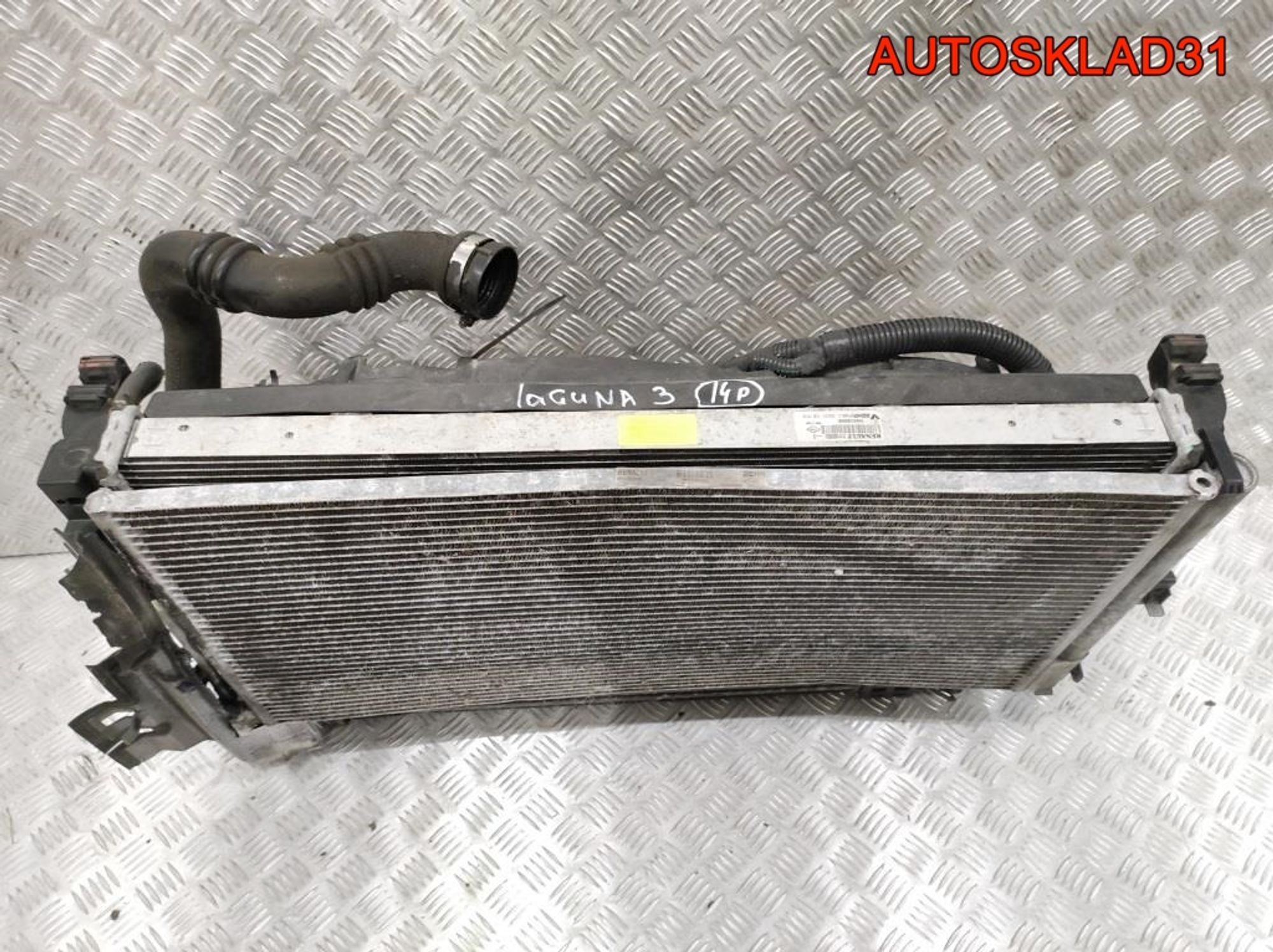 Кассета радиаторов Renault Laguna 3 2,0 M9R Дизель 214100005R, 22000 рублей, Дубовое